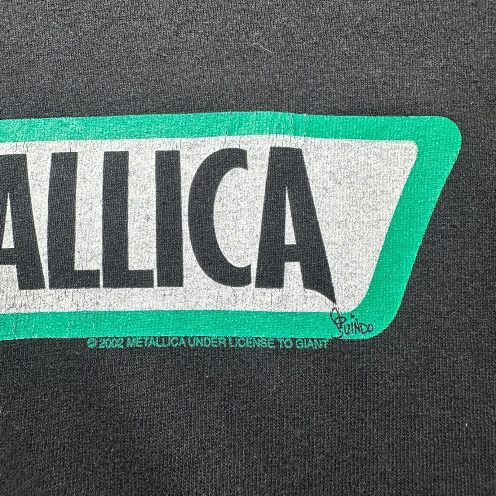 Giant Vintage 2002 Metallica Giant Double Layer Shirt Large Size US L / EU 52-54 / 3 - 3 Thumbnail