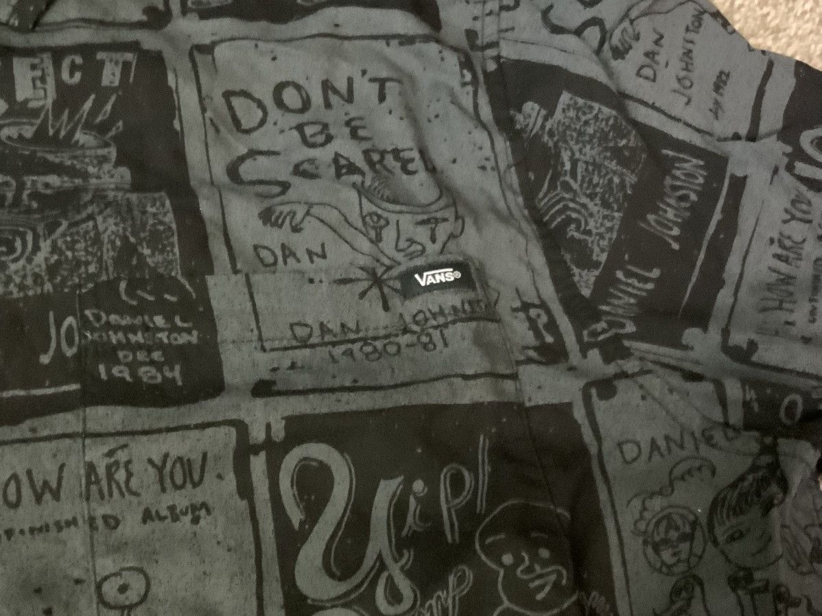 Vans Vans X Daniel Johnston Button Up Short Sleeve Black Sz Med Size US M / EU 48-50 / 2 - 5 Thumbnail