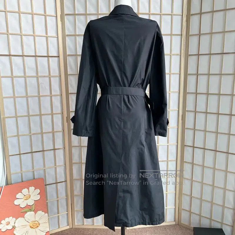 Miu Miu Miu Miu Dark Blue Women's Trench Coat . Size M / US 6-8 / IT 42-44 - 2 Thumbnail