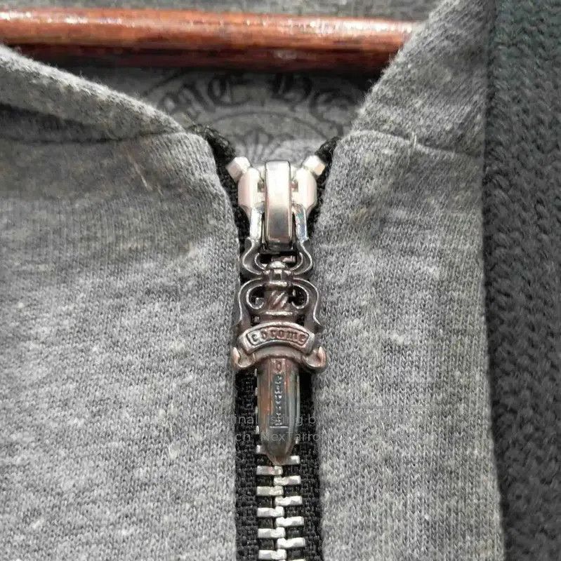 Chrome Hearts Chrome Hearts Women's Gray Long Sleeve Hoodie . Size L / US 10 / IT 46 - 8 Thumbnail