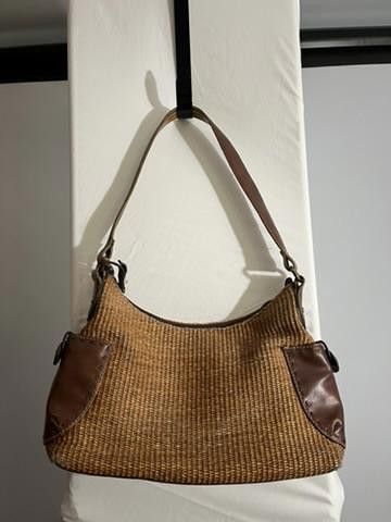 Fossil Fossil Woven Straw & Leather Handbag Size ONE SIZE - 4 Thumbnail