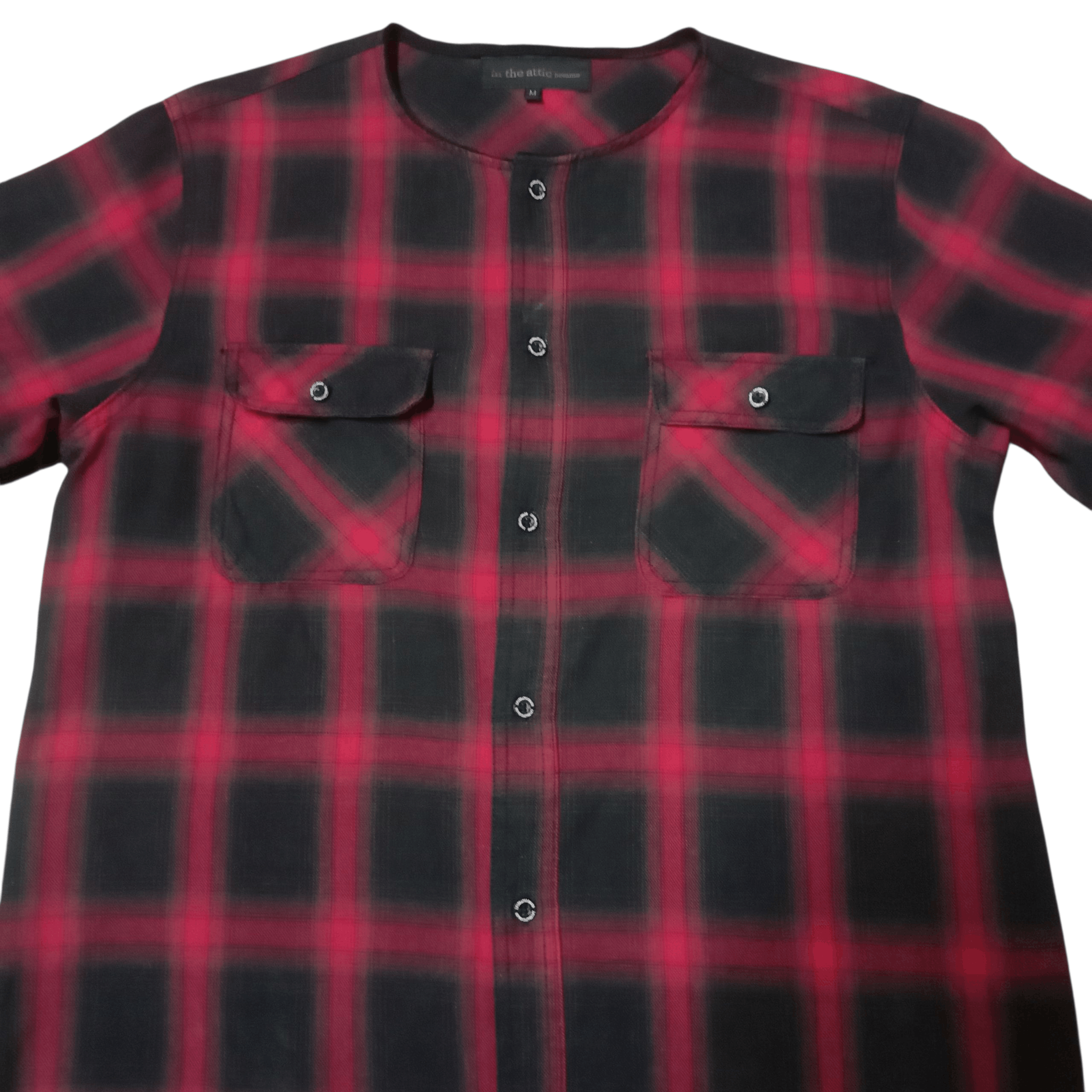 In The Attic Japanese Brand In The Attic Homme Red Plaid Shirt Size US M / EU 48-50 / 2 - 2 Thumbnail