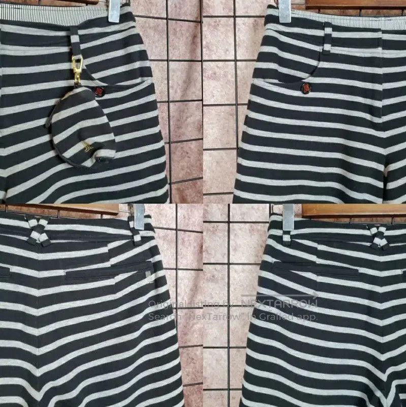 Lanvin Lanvin Striped Black Cotton Blend Casual Shorts . Size 26" / US 2 / IT 38 - 5 Thumbnail