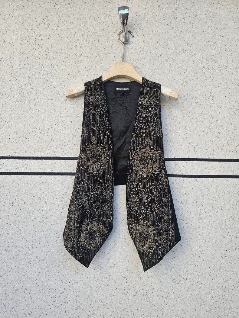 Ann Demeulemeester Ann Demeulemeester Women's waistcoat with inside coat Size M / US 6-8 / IT 42-44 - 1 Thumbnail