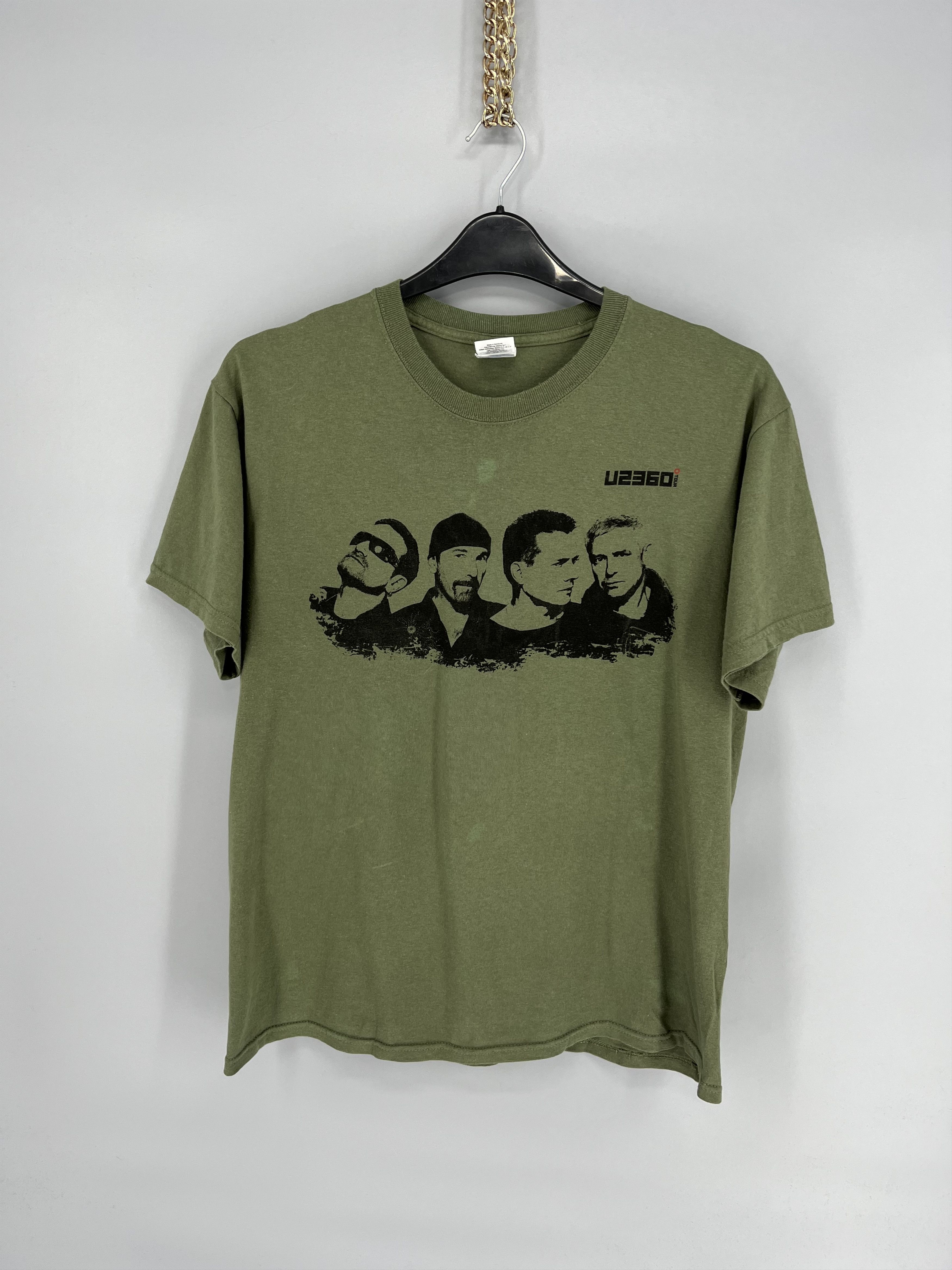 Band Tees × Rock T Shirt × Tour Tee Vintage Y2K U2 Rock Band