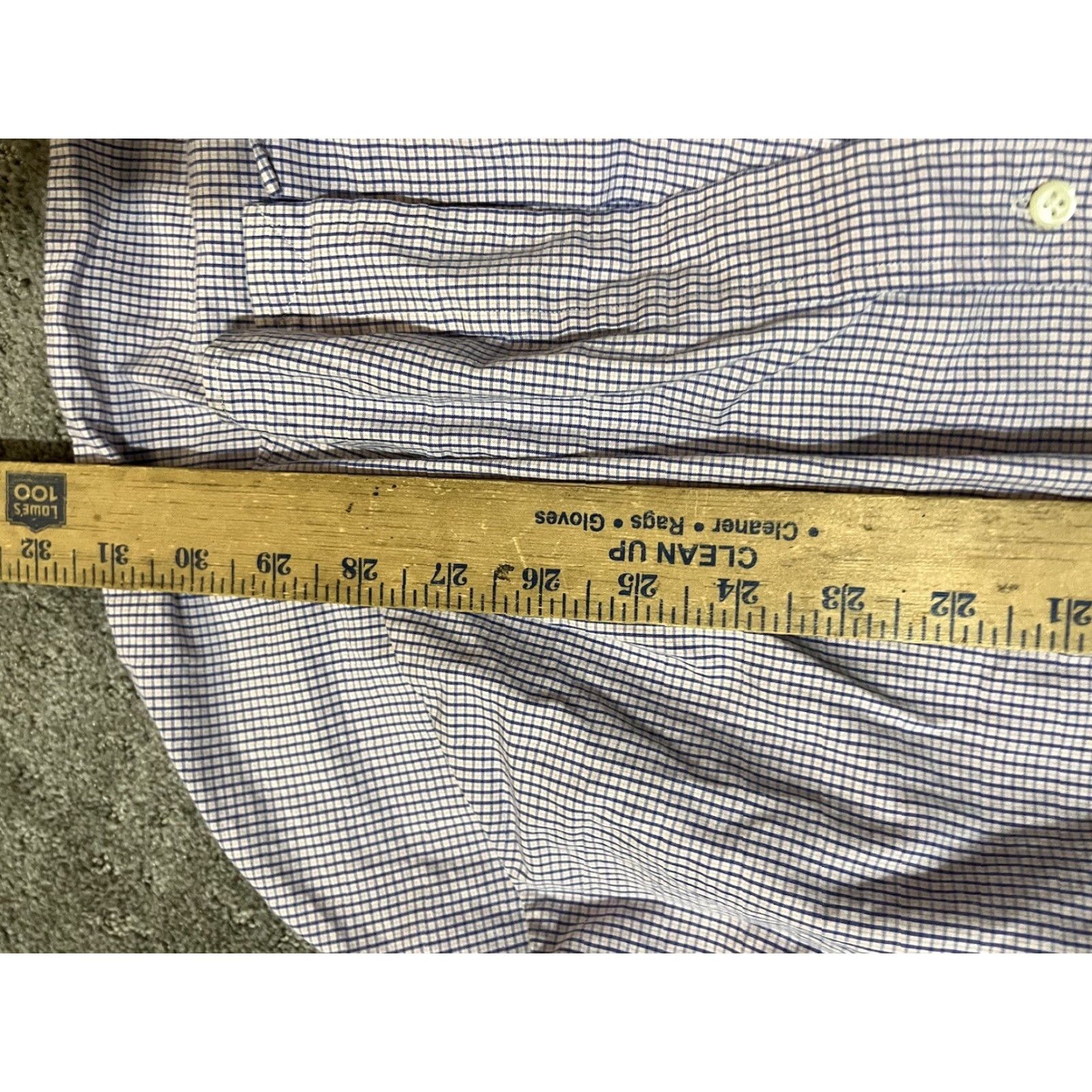 Ralph Lauren Ralph Lauren Shirt Men’s 16.5 Purple Check Button-Down Classic Fit Cotton Yarmouth 90s Style Mens Size US L / EU 52-54 / 3 - 6 Thumbnail