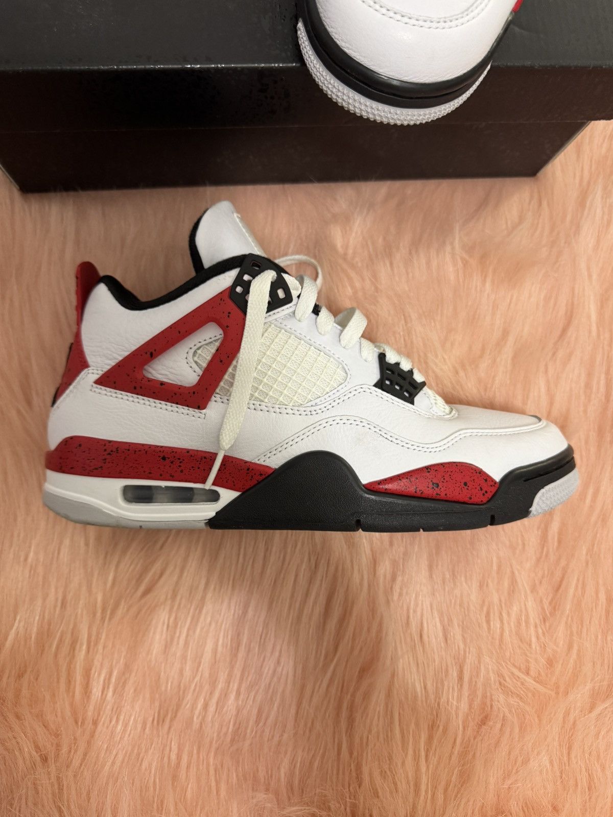 Jordan Brand Jordan 4 Retro Red Cement Size US 8 / EU 41 - 3 Thumbnail