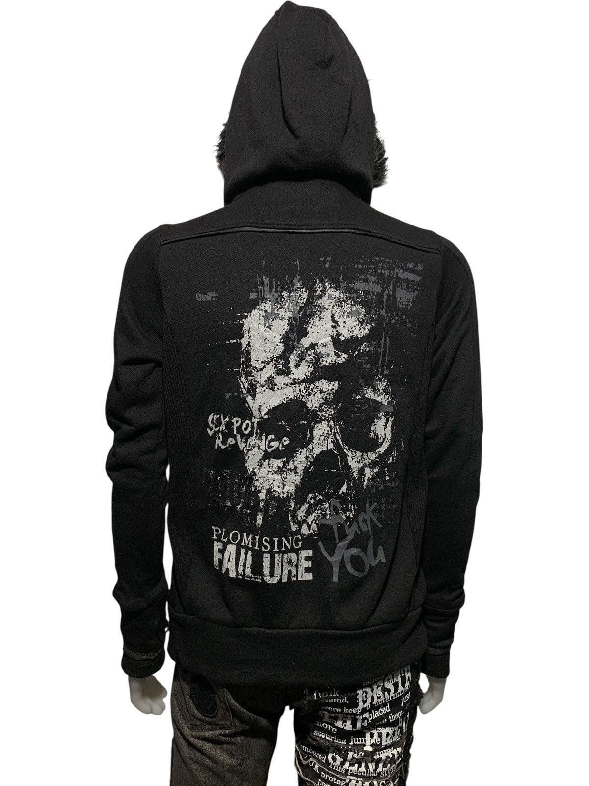 Sex Pot ReVeNGe SEXPOT REVENGE FUCKYOU RIOT BAD FILTH MASK SKULL FUR HOODIE Size US M / EU 48-50 / 2 - 7 Thumbnail