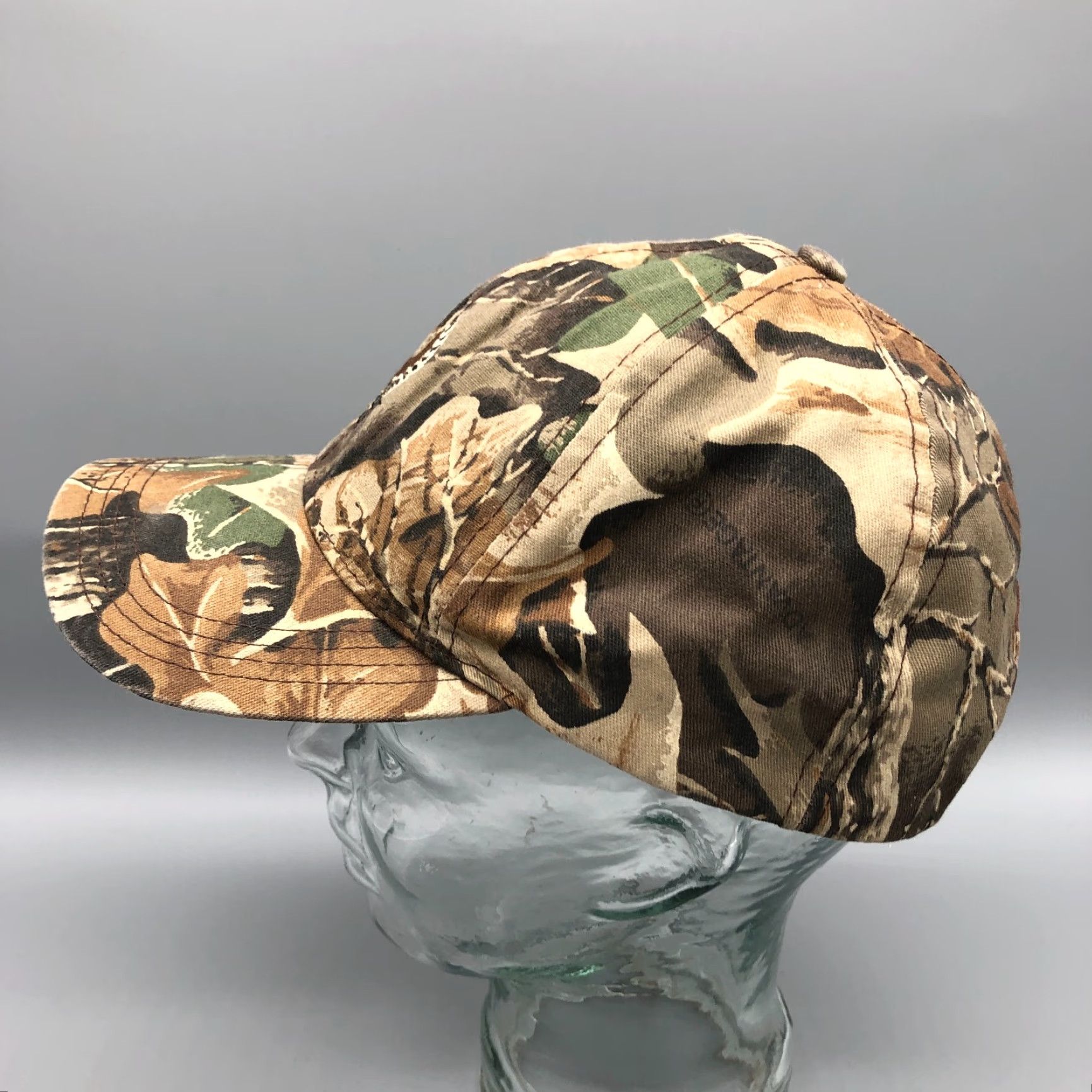 Bally Vintage Camouflage Trucker Hat Cap Snapback Brown Base Ball Hunting Phoenix 90s Y2K Men Adjustable Twill Hat Mens Size ONE SIZE - 4 Thumbnail