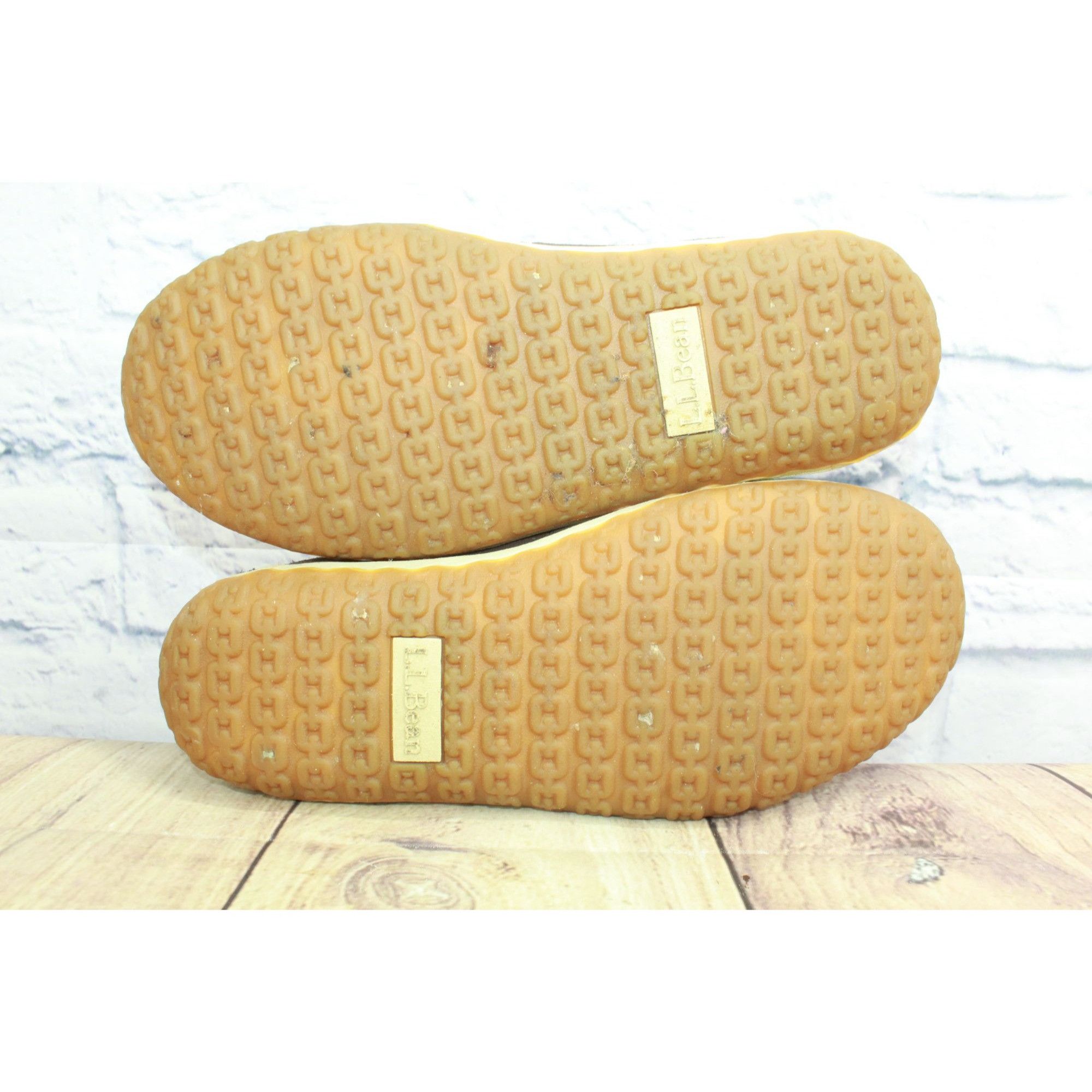 L.L. Bean LL Bean Women’s Brown Suede Plaid Lined Moc Slippers 8 Size US 8 / IT 38 - 9 Thumbnail