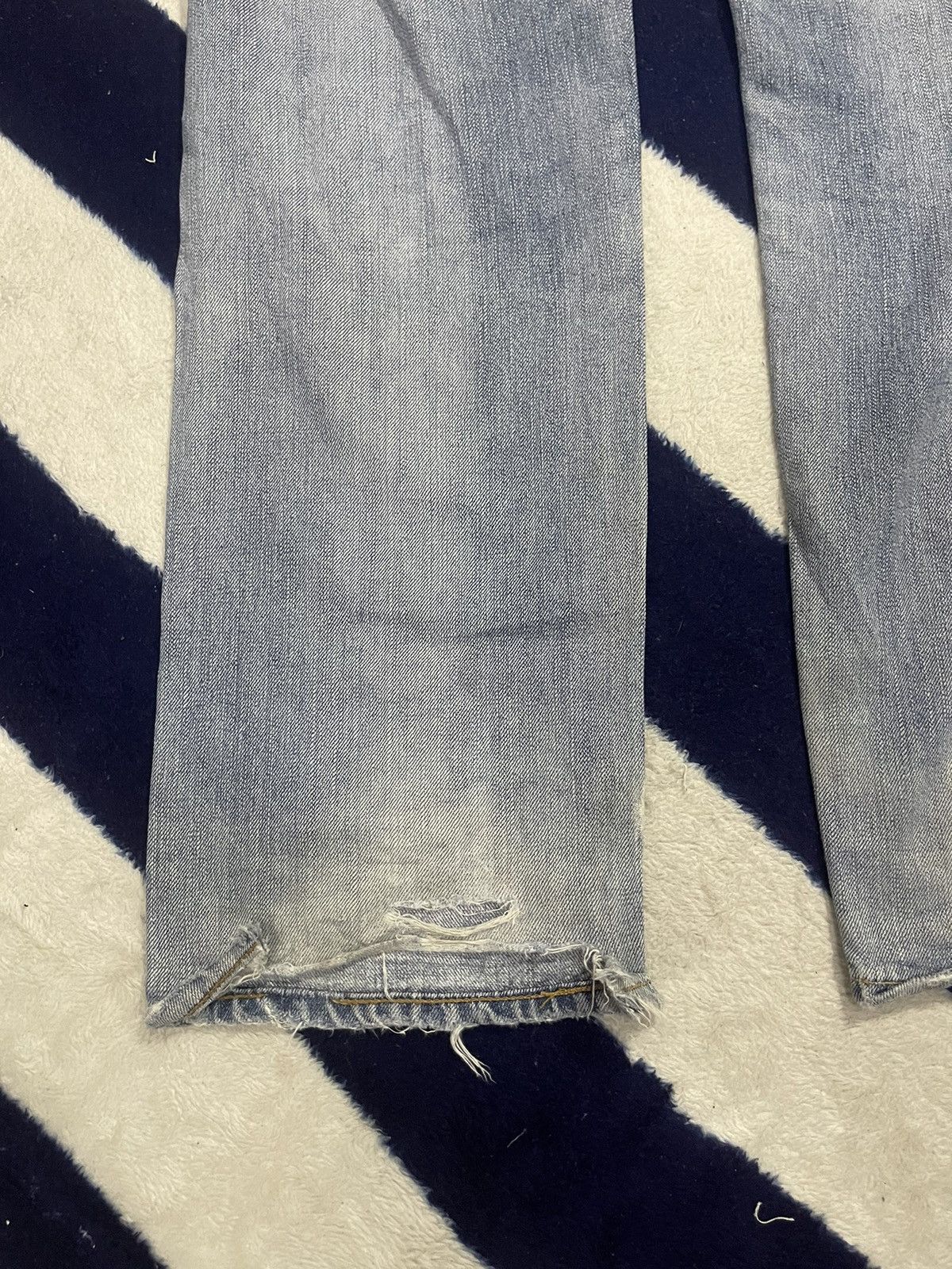 Edwin × Japanese Brand Edwin Selvedge Distressed Jeans (14) Size US 36 / EU 52 - 8 Thumbnail