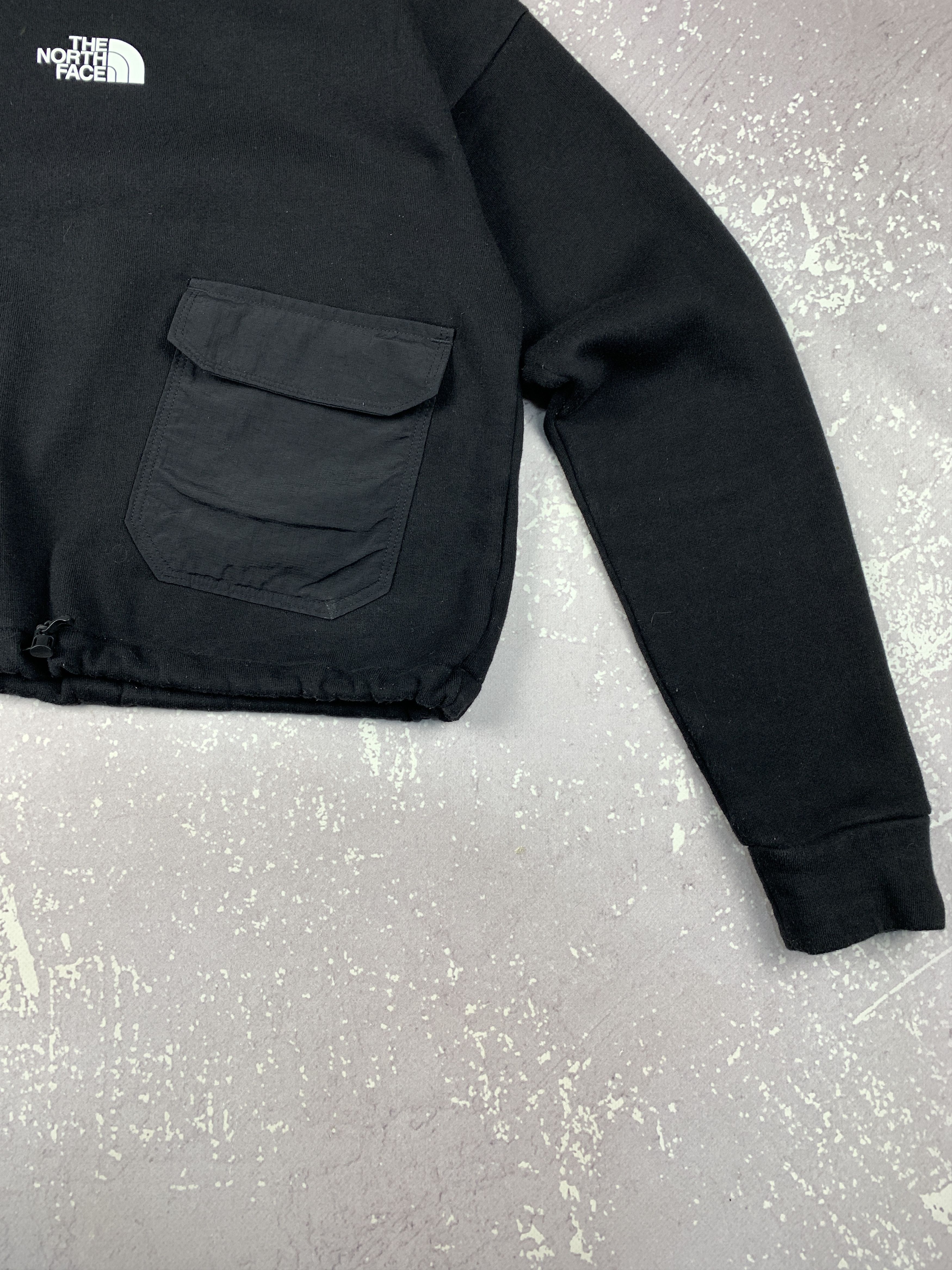 The North Face The North Face TNF Cargo Crop Sweatshirt Womens Small Black Size S / US 4 / IT 40 - 8 Thumbnail