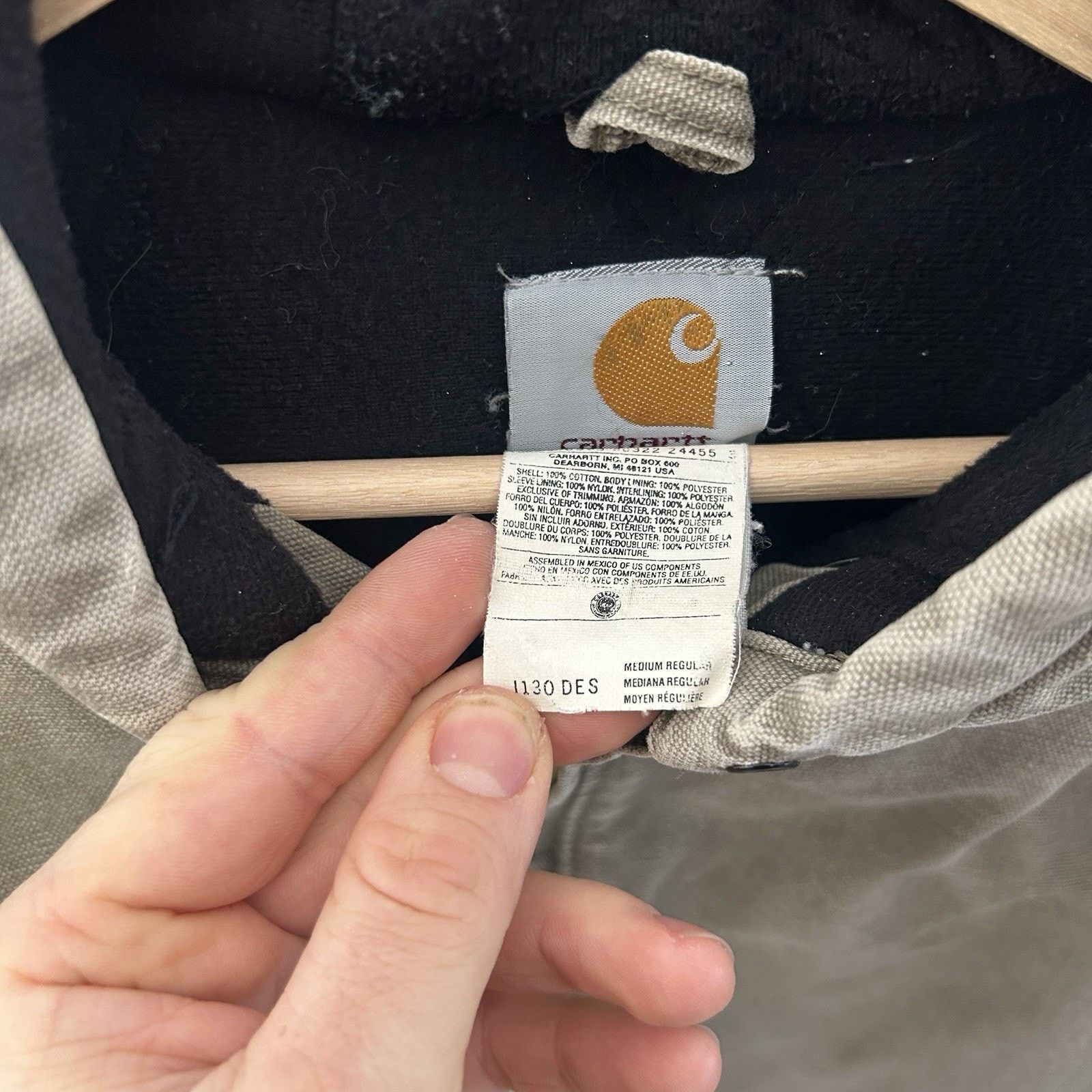 Carhartt Carhartt Sandstone Quilted Hooded Active Jacket “Desert” Size US M / EU 48-50 / 2 - 15 Thumbnail