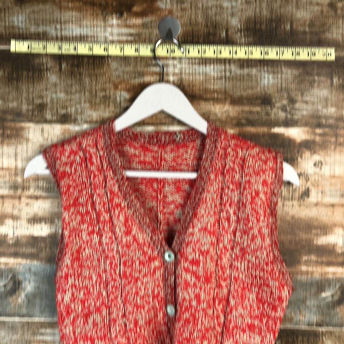 Japanese Brand Japanese Brand Red Vest #A1551 Size XS / US 0-2 / IT 36-38 - 4 Thumbnail