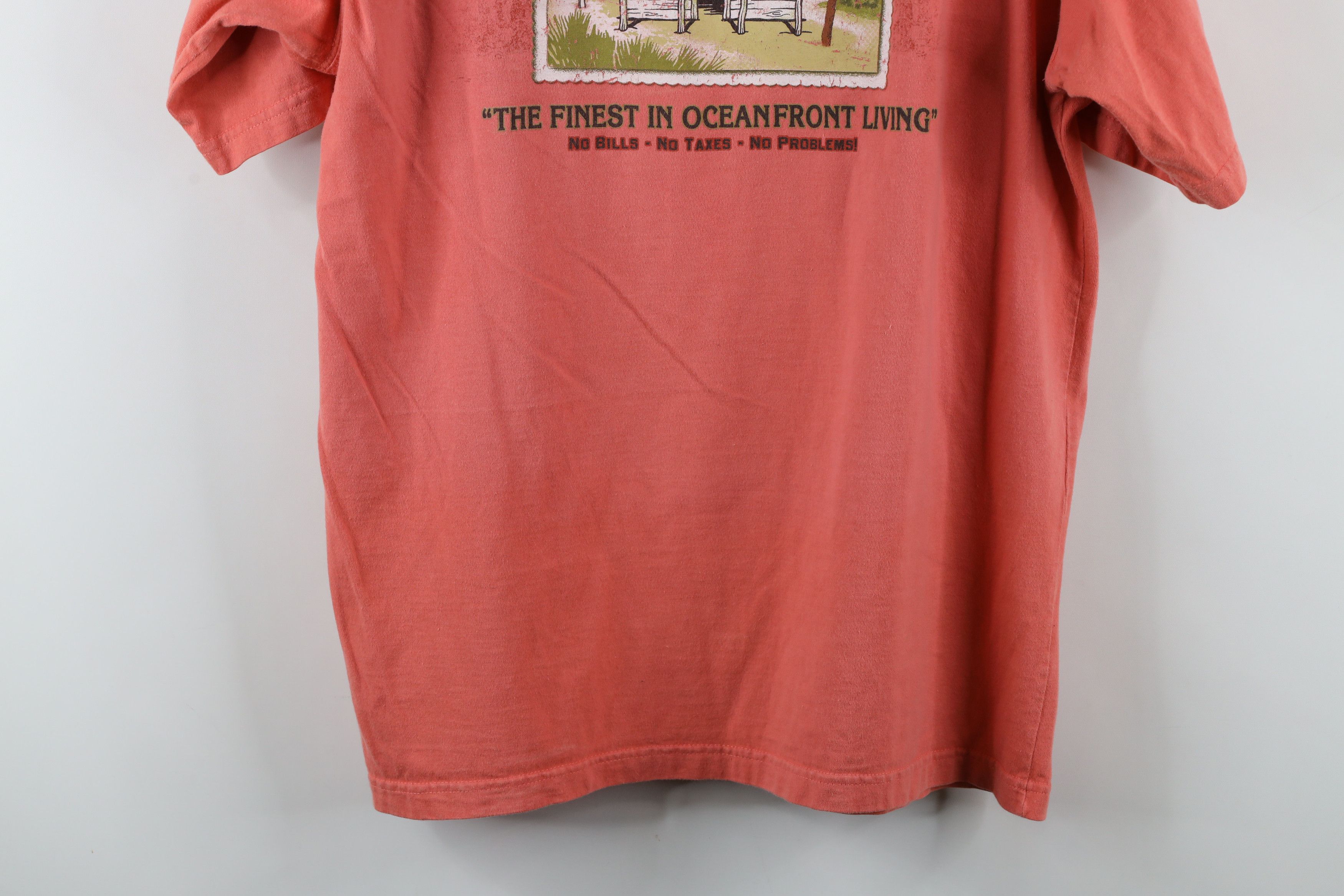 Tommy Bahama × Vintage Vintage Tommy Bahama Estates Spell Out Beach House T-Shirt Size US M / EU 48-50 / 2 - 11 Thumbnail