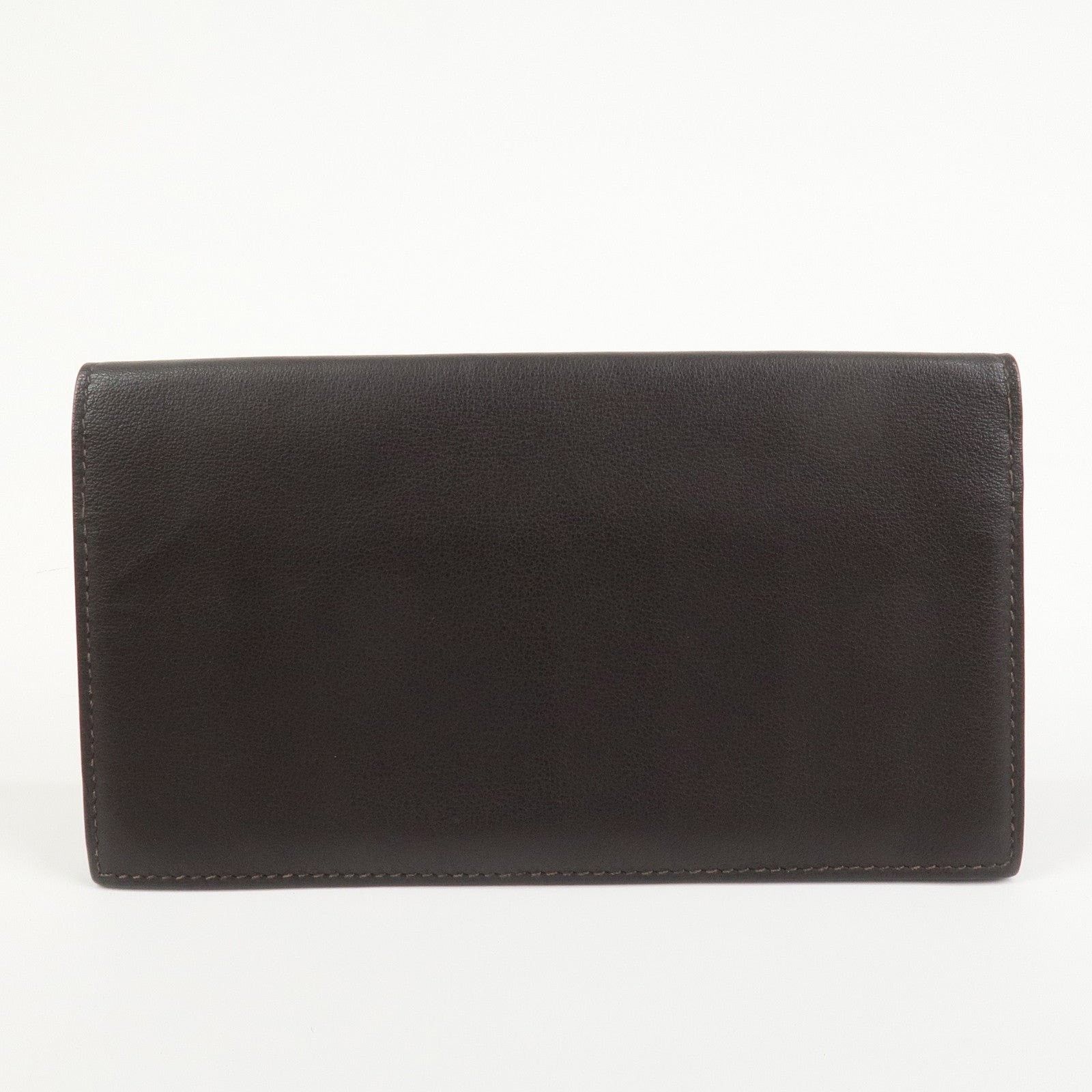 Hermes Hermes MC2 Fleming Swift Leather Wallet Dark Brown Size ONE SIZE - 2 Thumbnail