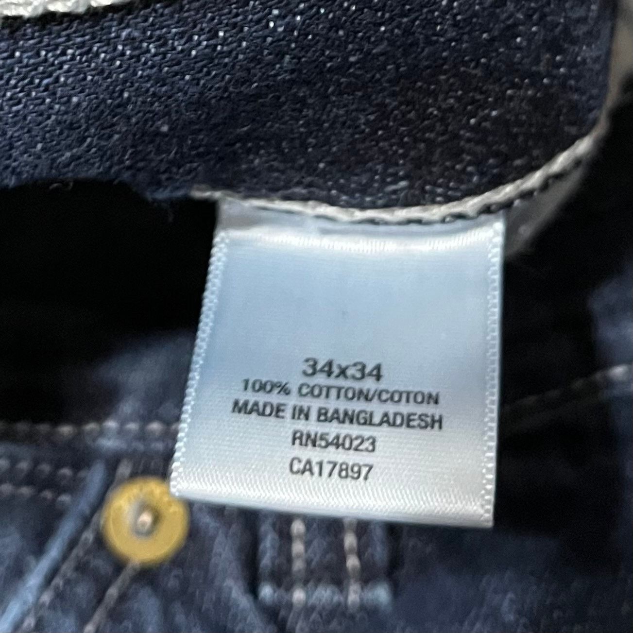 Old Navy Old Navy Painters Baggy Skater Wide Leg Dark Jeans 34Wx32L Size US 34 / EU 50 - 5 Thumbnail