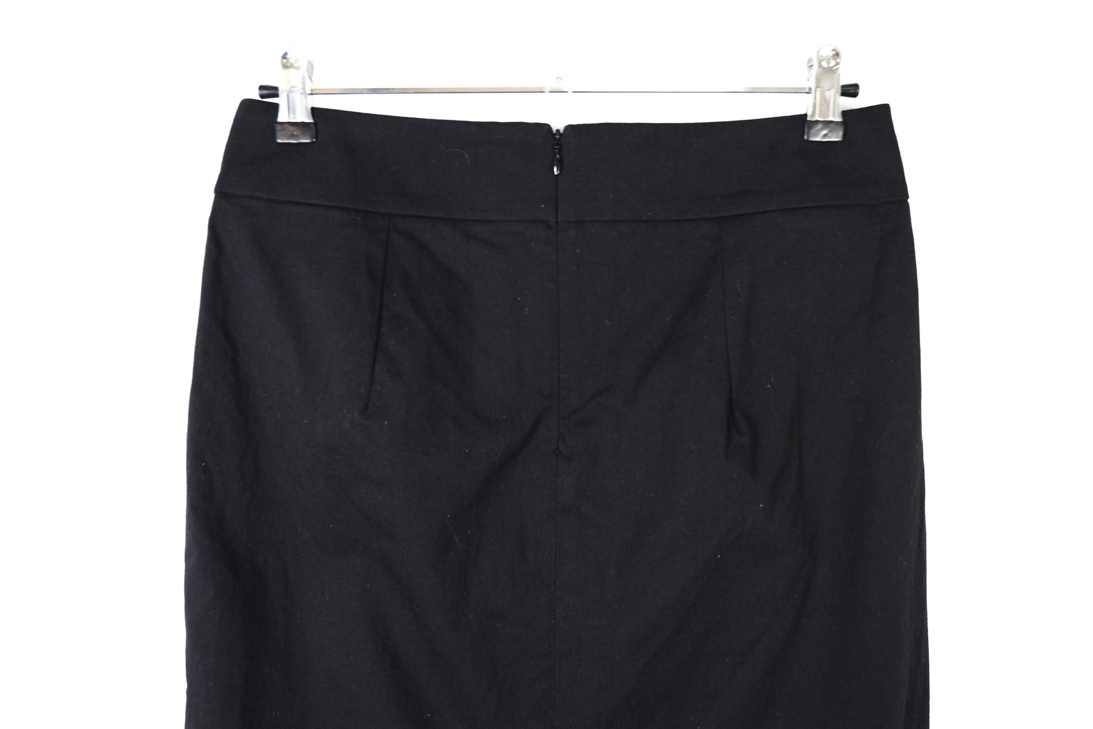 Dries Van Noten Womens Dries Van Noten Black Pockets Midi Skirt Size 25" / US 0 / IT 36 - 6 Thumbnail
