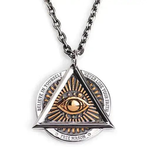 VIBE Retro Mythology Style Eye Necklace Size ONE SIZE - 4 Thumbnail