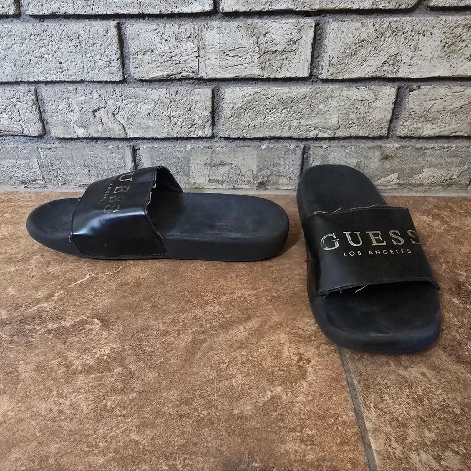 Guess Black Gold Classic | GUESS | Sandal Size US 8 / EU 41 - 2 Thumbnail
