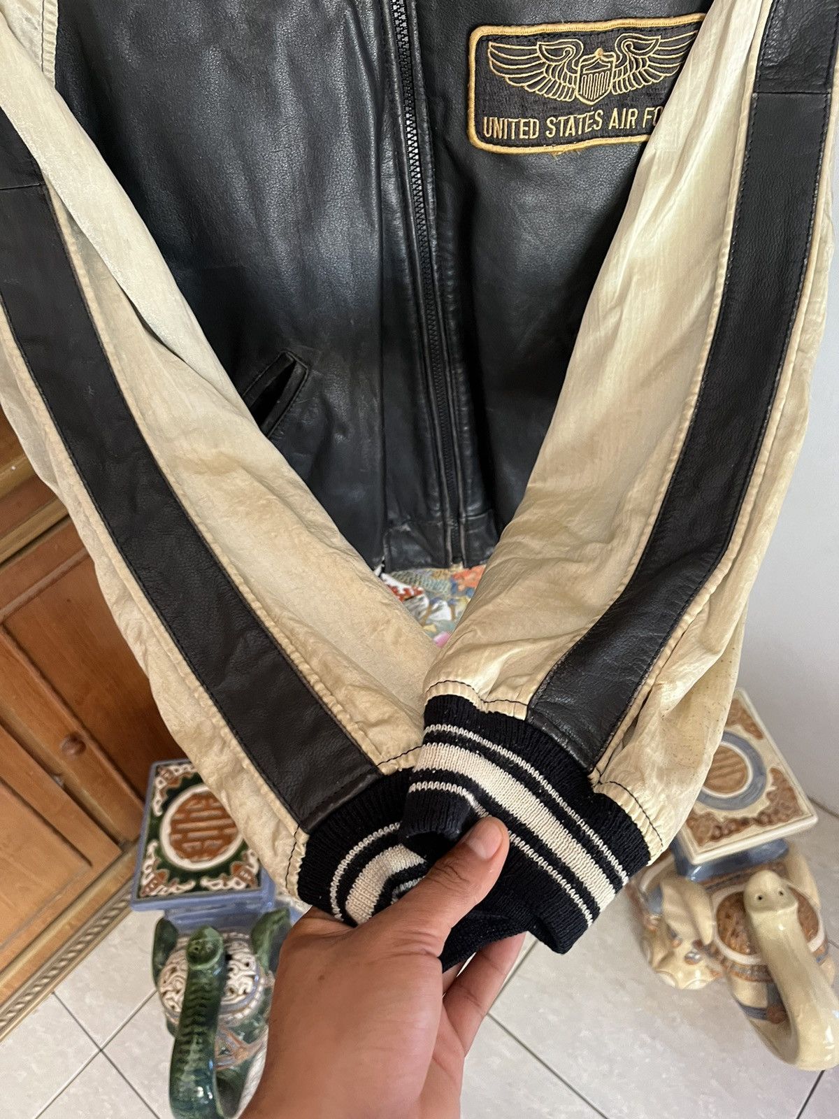Genuine Leather 80’s Knock Down USA Sheepskin Jacket Size US M / EU 48-50 / 2 - 6 Thumbnail