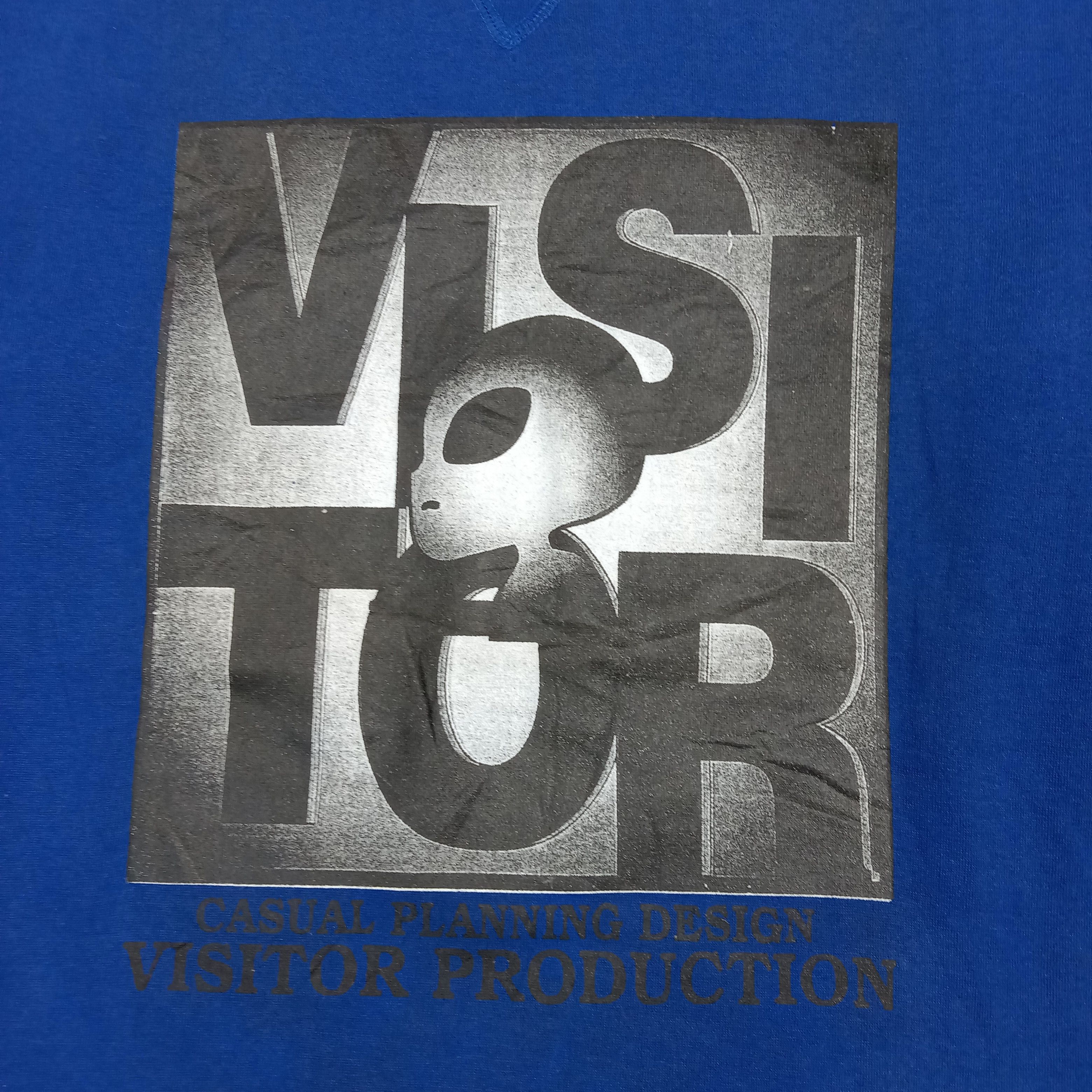 Visitor on Earth ALIEN Visitor Production Streetwear Sweatshirt C271N23 Size US L / EU 52-54 / 3 - 2 Thumbnail