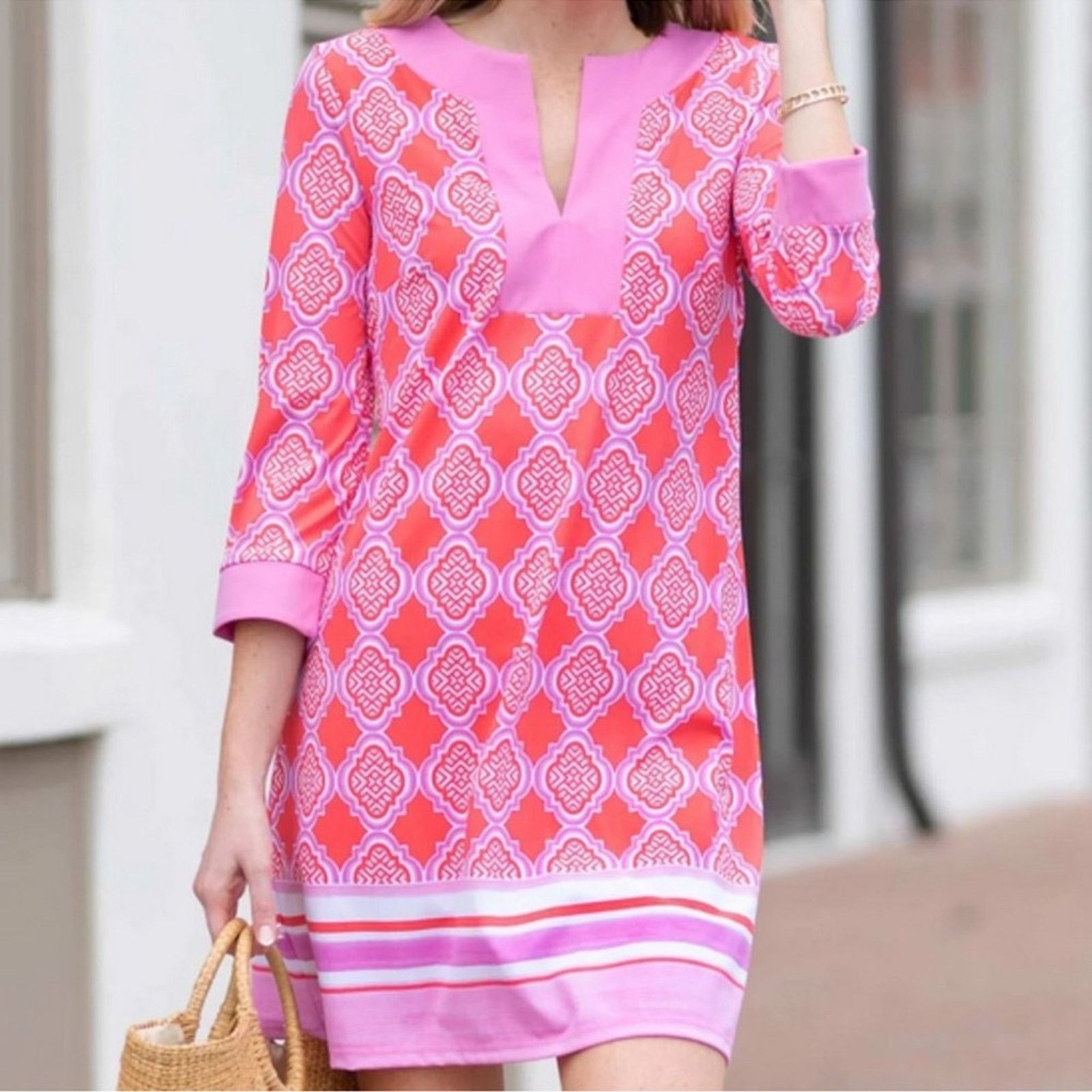CABANE de ZUCCa Cabana Life Tunic Cover-Up Dress - UPF‎ 50+, Long Sleeve Size XL / US 12-14 / IT 48-50 - 2 Thumbnail