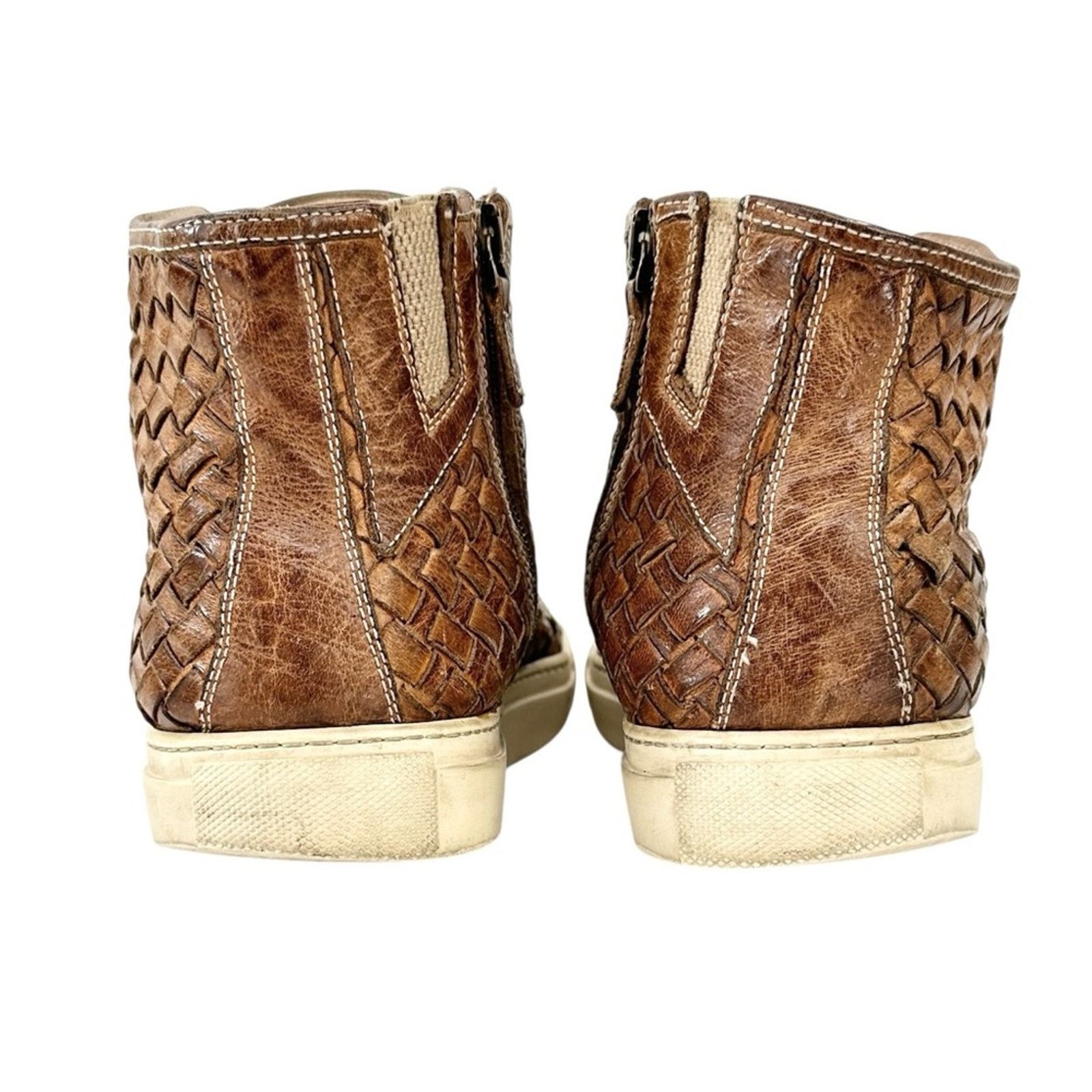 Other Calzoleria Toscana Dip-Dyed Woven High Top - Leather Shoes Size US 9.5 / EU 42-43 - 5 Thumbnail