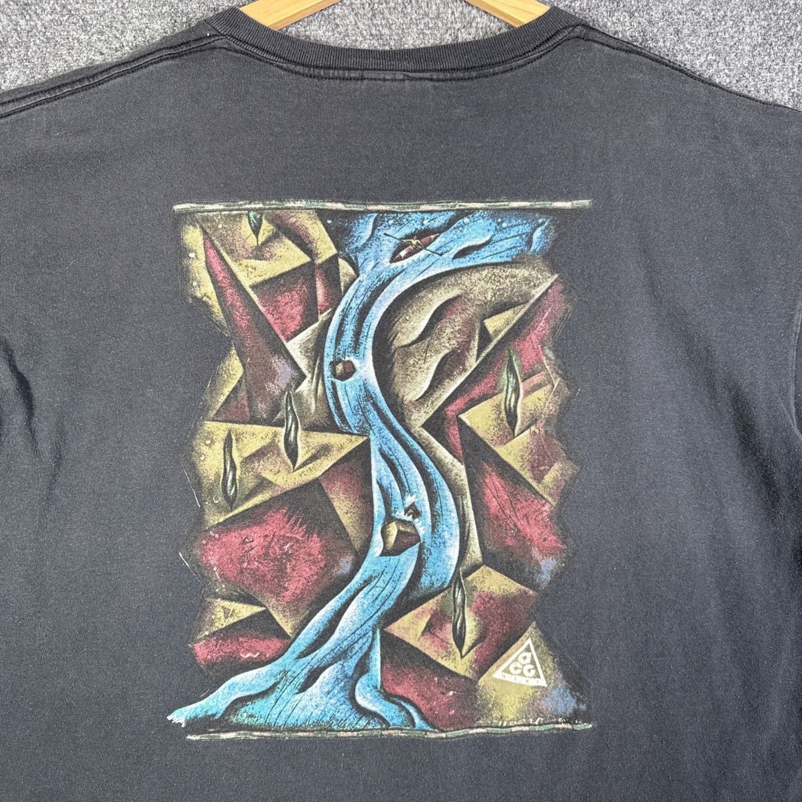Nike ACG Vintage Nike ACG Shirt Mens XL Black SpellOut 90s All Condit Size US XL / EU 56 / 4 - 6 Thumbnail