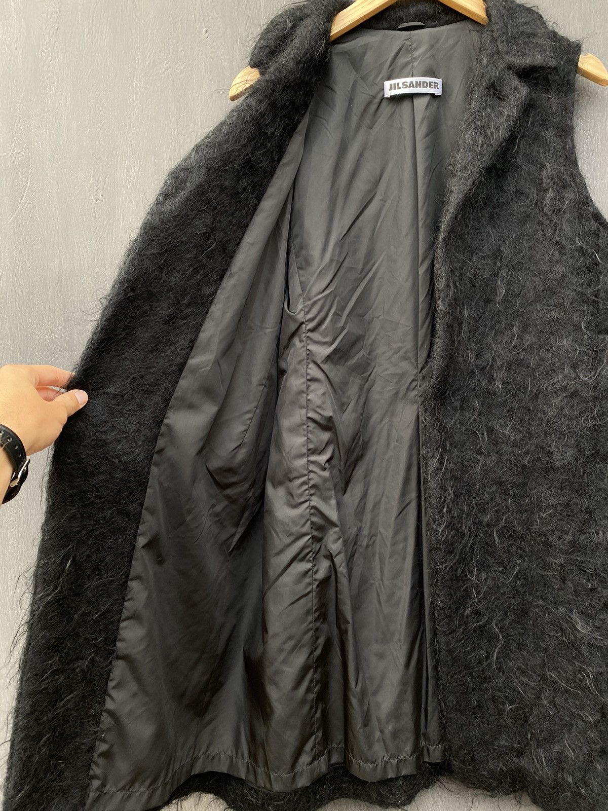 Jil Sander Jil Sander Mohair black Cape size 38 Size XS / US 0-2 / IT 36-38 - 4 Thumbnail