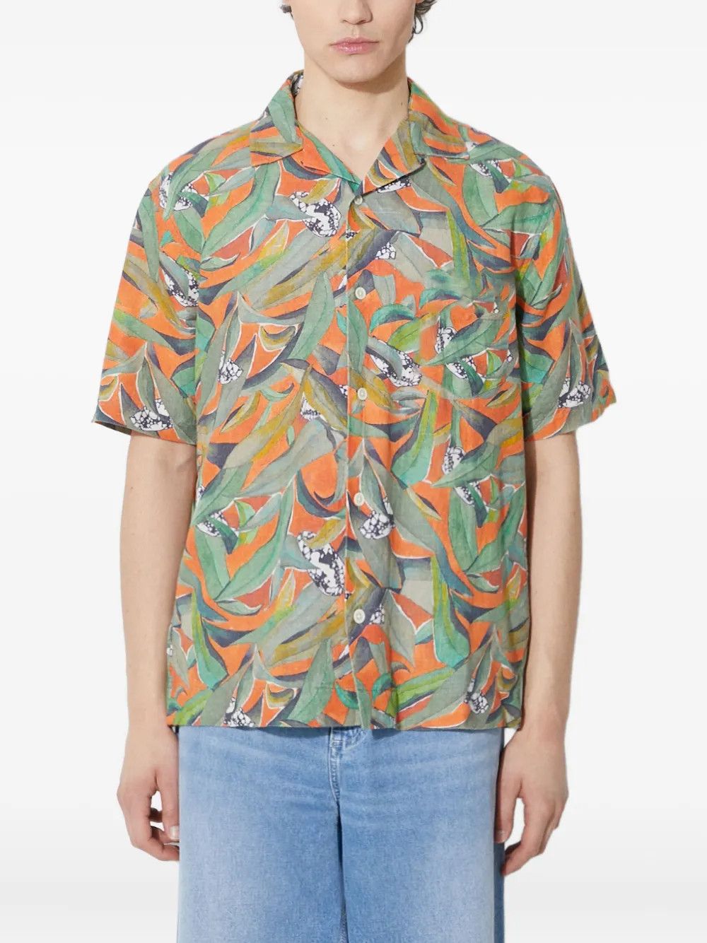 Other Leaf-Print Short-Sleeve Shirt Size US M / EU 48-50 / 2 - 1 Thumbnail