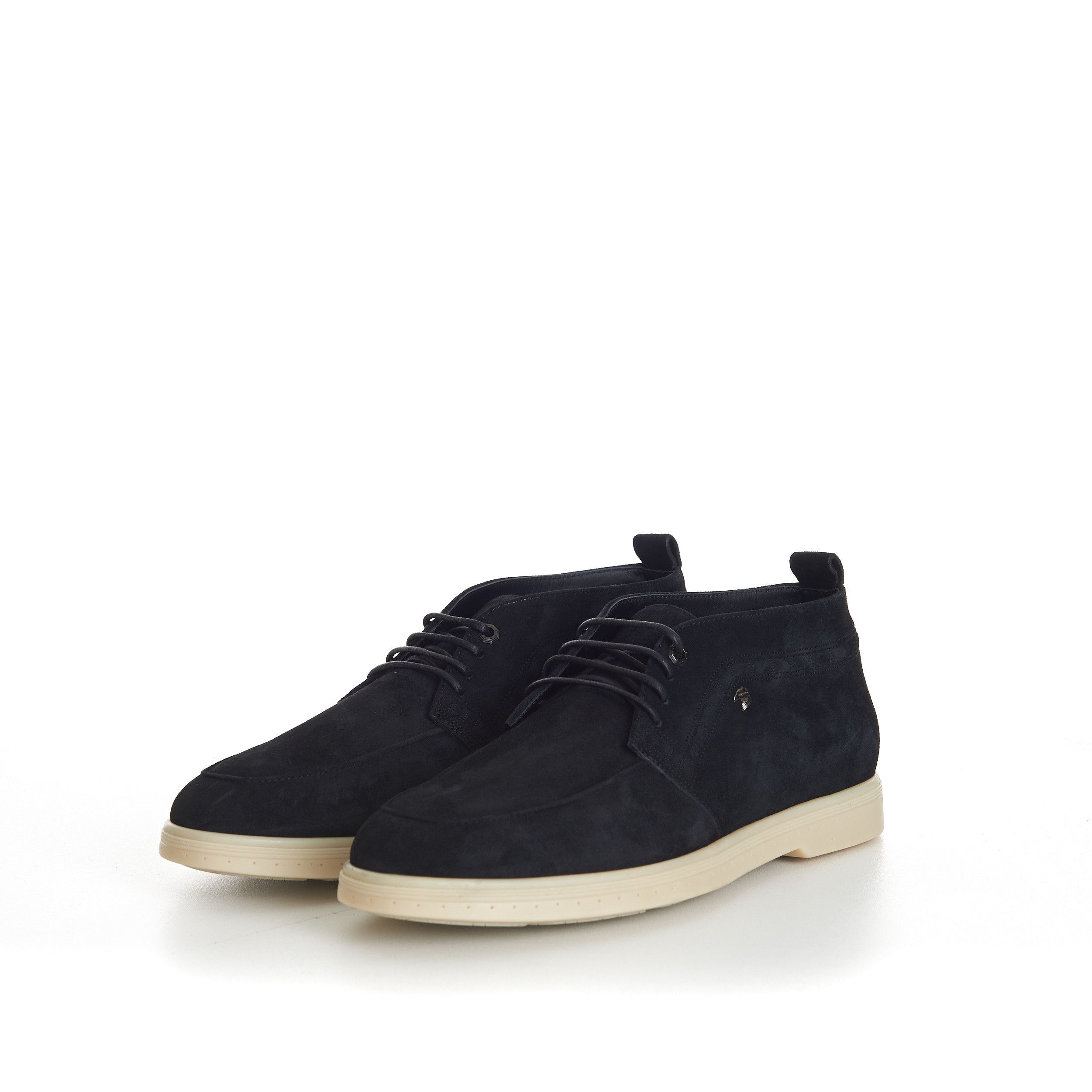 Stefano Ricci Black Suede Lace Up Chukka Boots With Rubber Soles Size US 8.5 / EU 41-42 - 3 Thumbnail