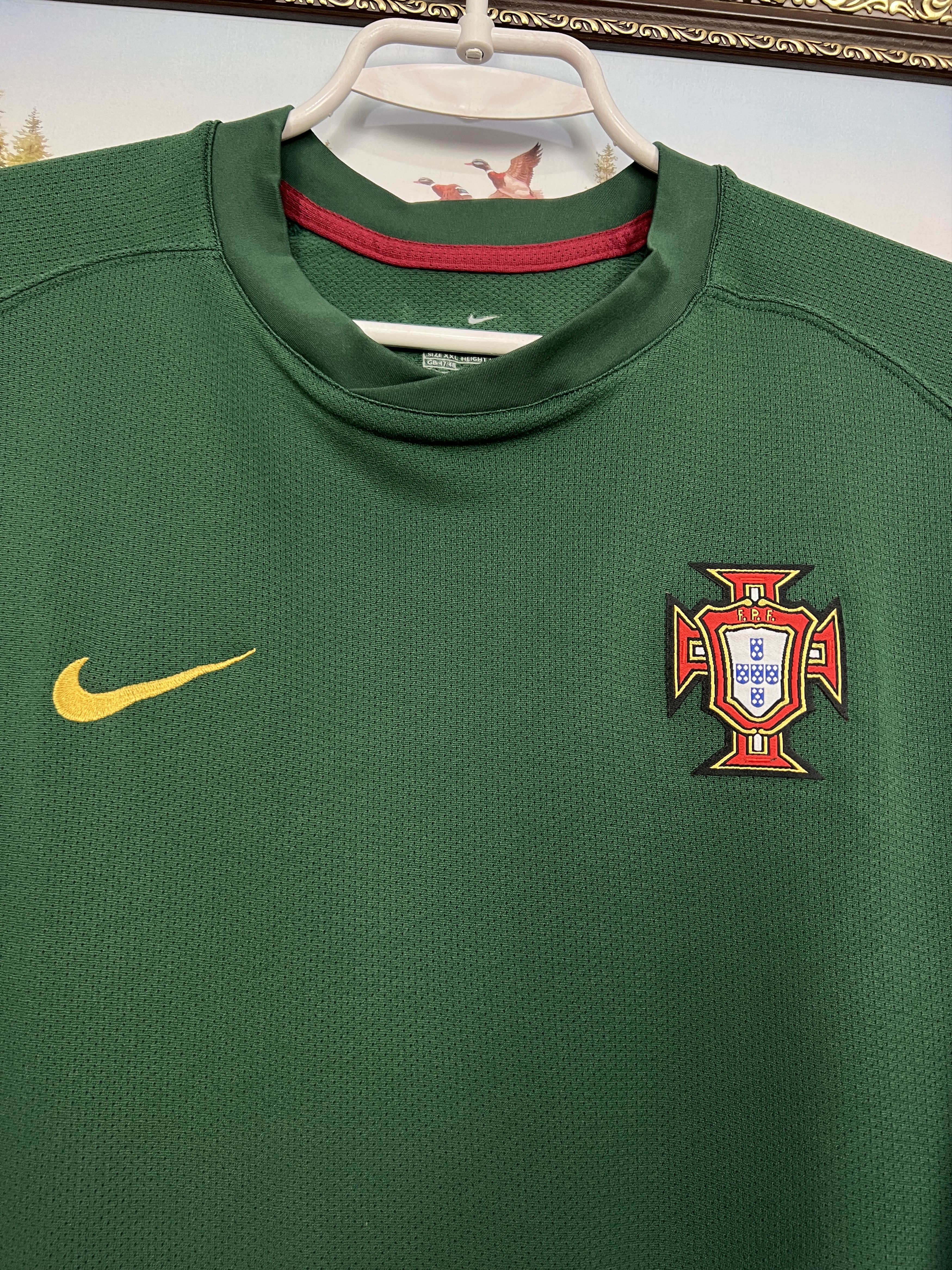 Nike Football Portugal Train Player Issue Shirt Soccer Jersey Size US XXL / EU 58 / 5 - 3 Thumbnail