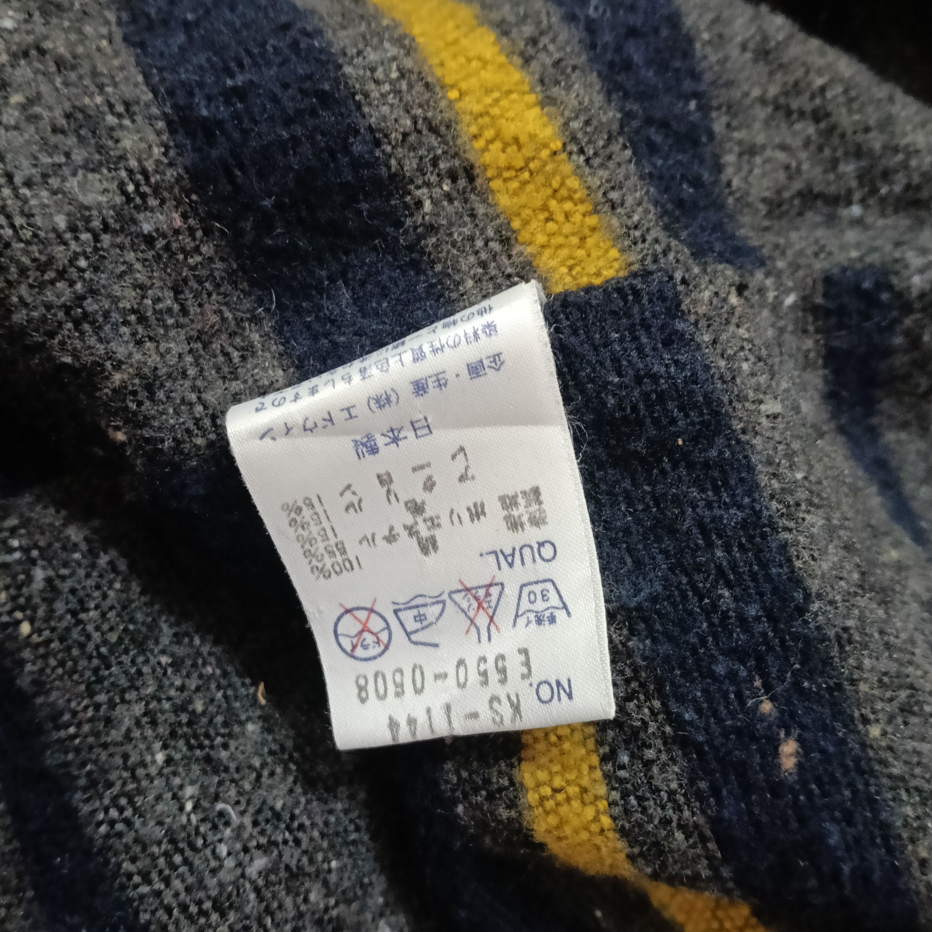 Edwin Vintage 90s Edwin Trucker Blanket Jacket Size US M / EU 48-50 / 2 - 11 Thumbnail