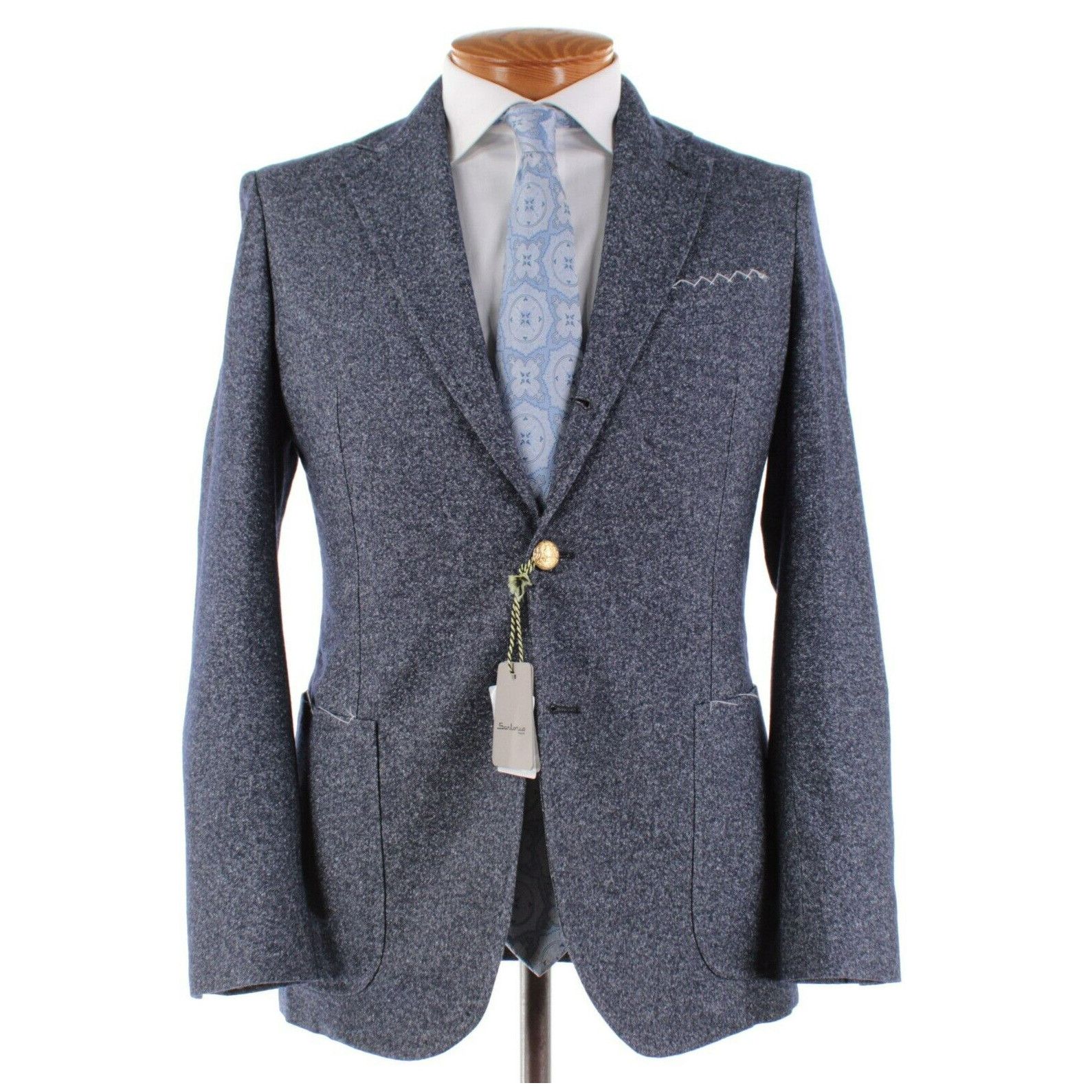 SARTORIO Sartorio Suit Size US 40 Regular in Blue Size 40R - 1 Thumbnail