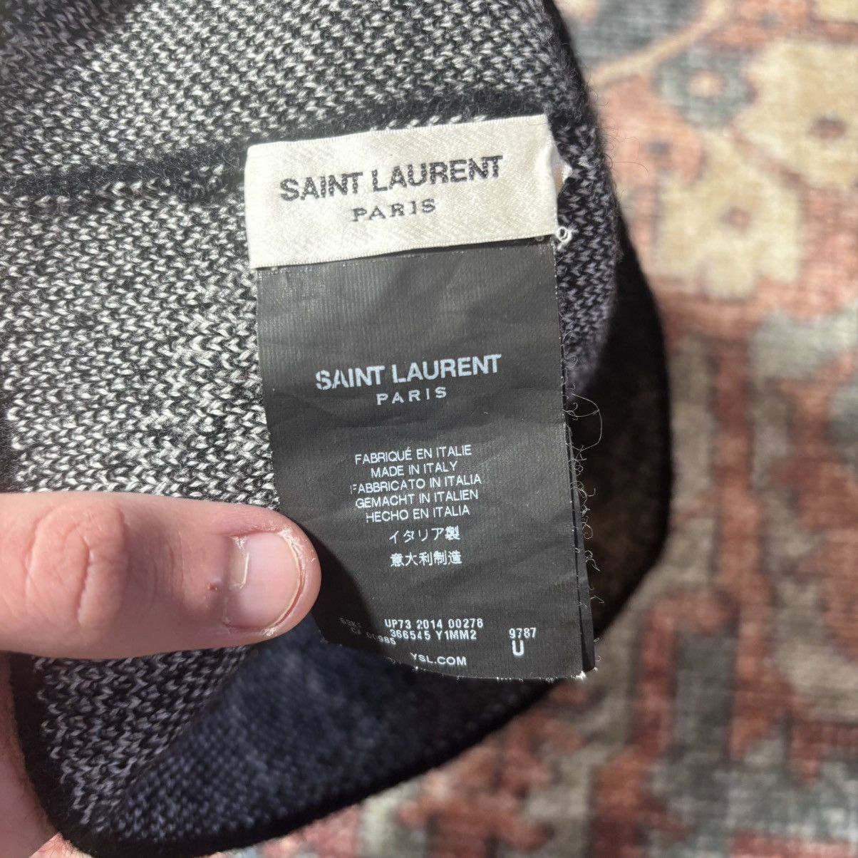Saint Laurent Paris Saint Laurent Paris FW14 Bo Gun Mohair Beanie Size ONE SIZE - 2 Thumbnail