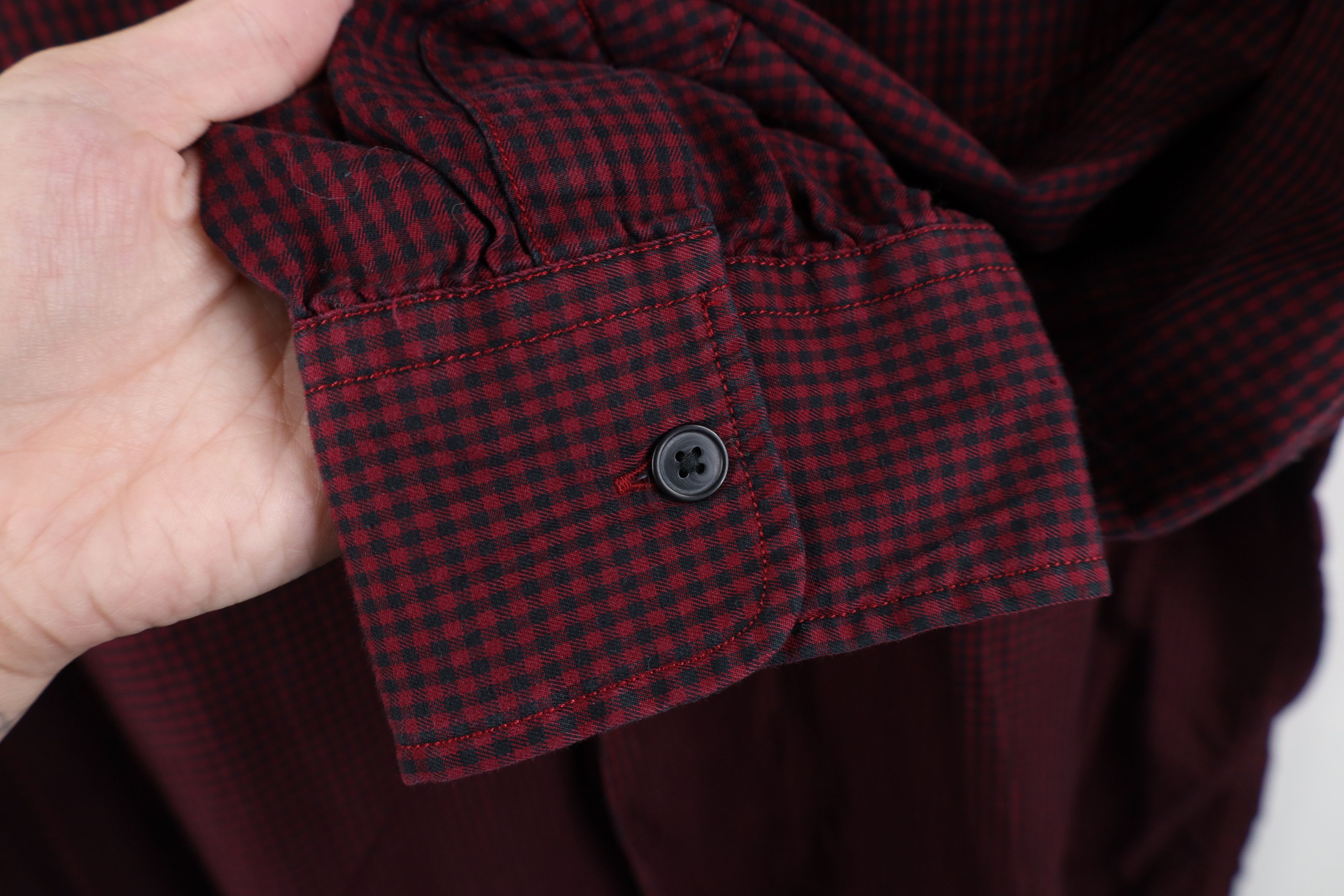 Ralph Lauren Vintage 90s Ralph Lauren Workshirt Button Shirt Plaid Red Size US XL / EU 56 / 4 - 4 Thumbnail