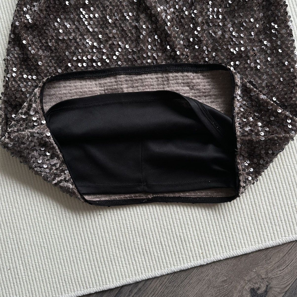 Bailey 44 BAILEY / 44 Black Sequin Dancing Queen Skirt Size 26" / US 2 / IT 38 - 3 Thumbnail