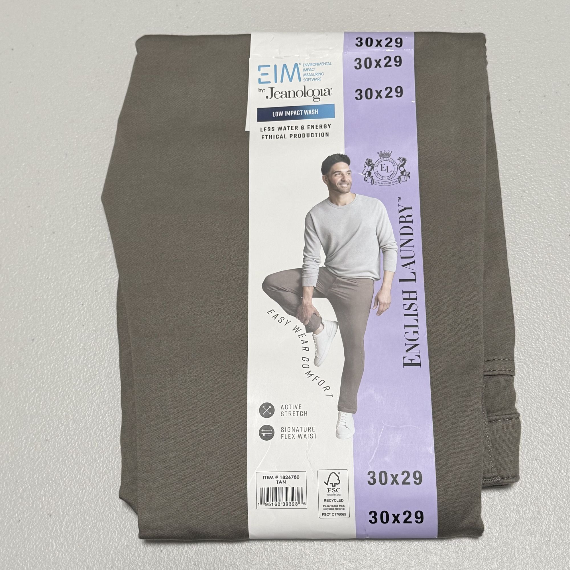 English Laundry English Laundry Men's 5-Pocket Chino Pants 30x29 Size US 30 / EU 46 - 7 Thumbnail