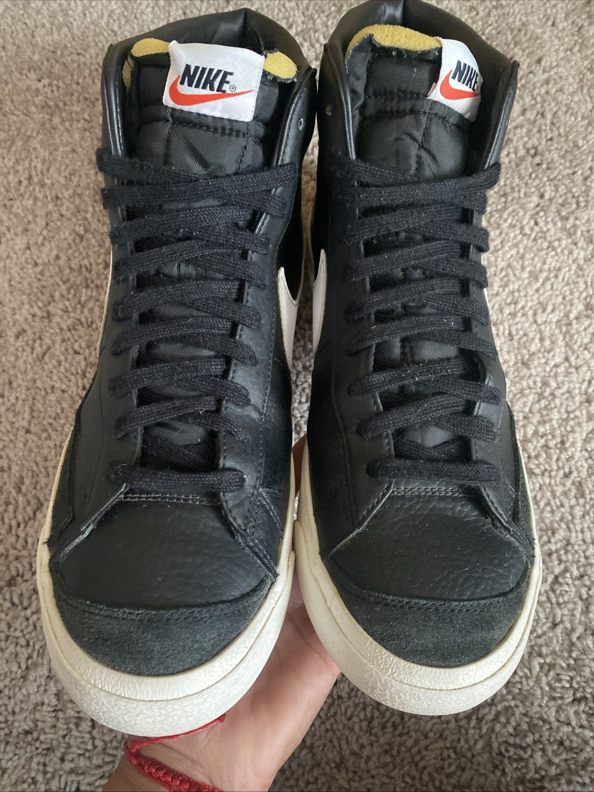 Nike Nike Blazer 77 Mid black vintage leather size 10.5 Size US 10.5 / EU 43-44 - 10 Thumbnail