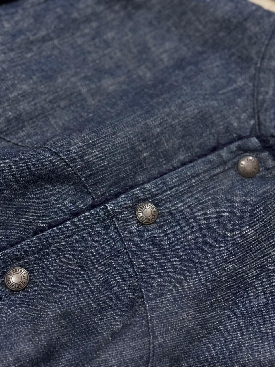 Tenderloin Tenderloin Boa Sherpa Western Denim Jacket Made in JAPAN Size US XS / EU 42 / 0 - 16 Thumbnail