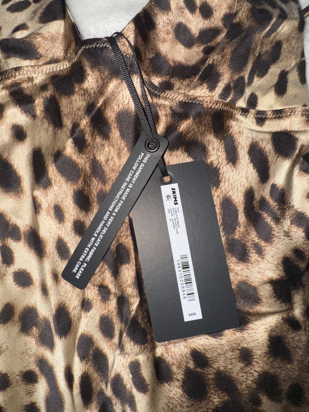 Dolce & Gabbana × SKIMS Dolce & Gabbana x Skims leopard silk long slip dress Size XS / US 0-2 / IT 36-38 - 2 Thumbnail