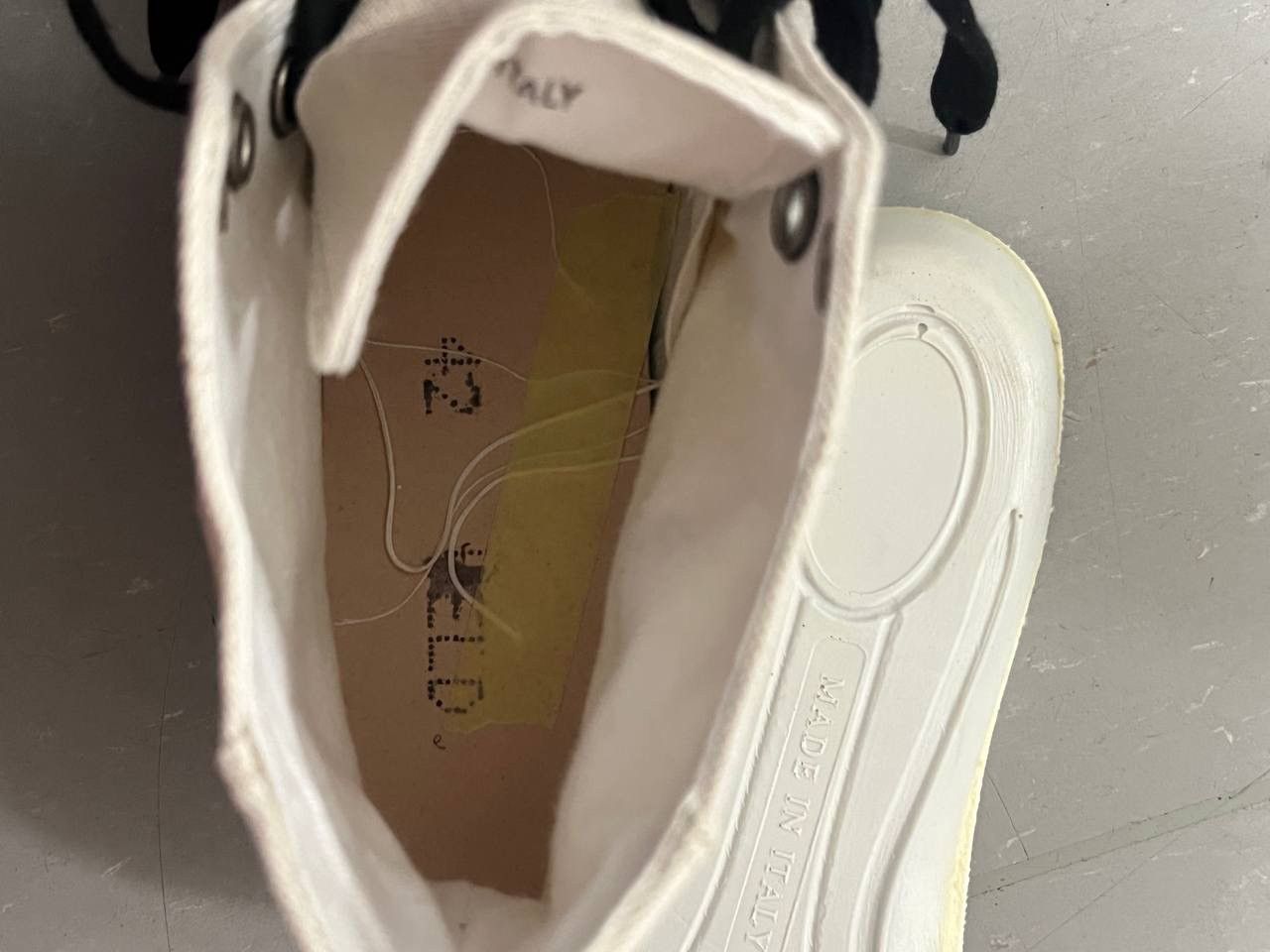 Maison Margiela Maison Margiela SS15 Beige High Top Sneakers Size US 9 / EU 42 - 11 Thumbnail