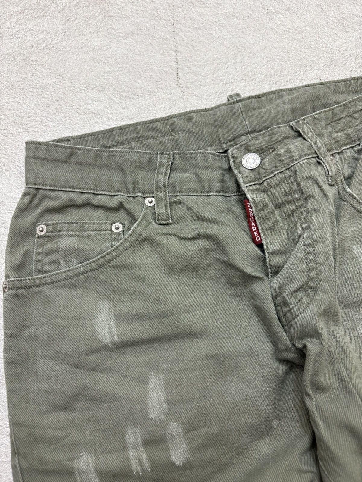 Helmut Lang 2000s Dsquared distressed denim pants y2k style Size US 30 / EU 46 - 3 Thumbnail