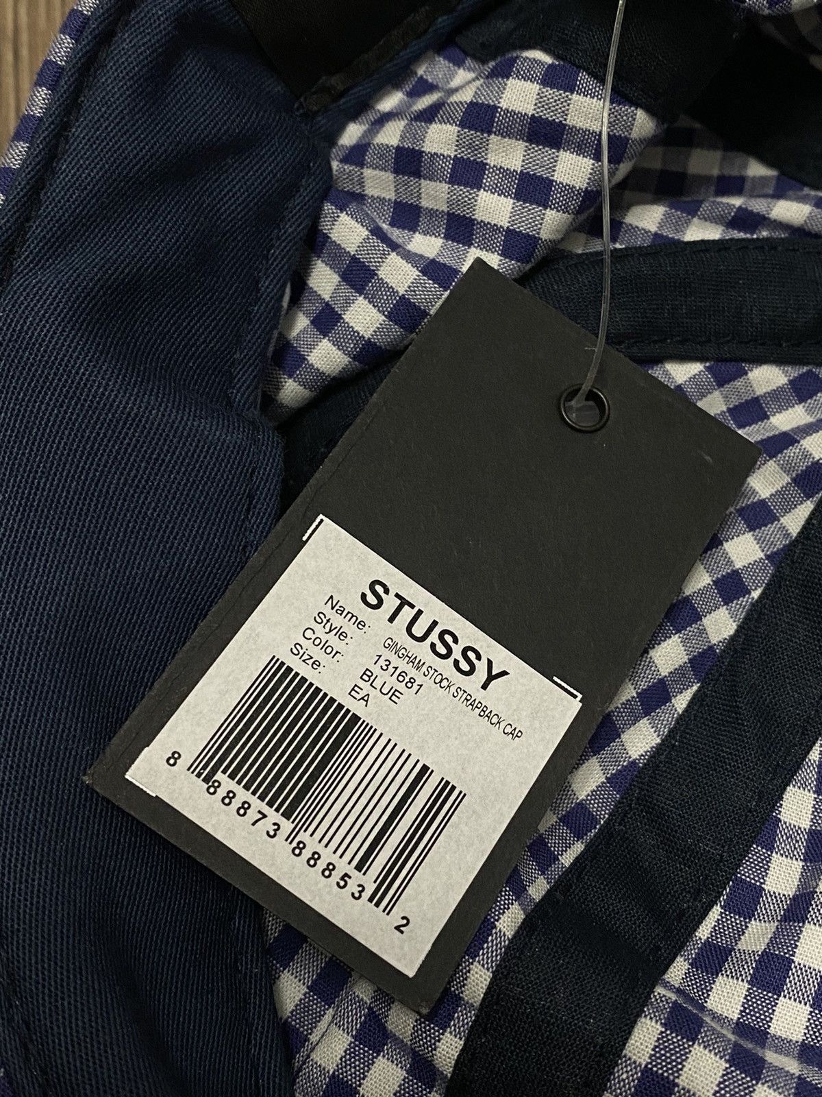 Stussy Stussy Checked Pattern New Cap Hat Iconic Logo Size ONE SIZE - 9 Thumbnail