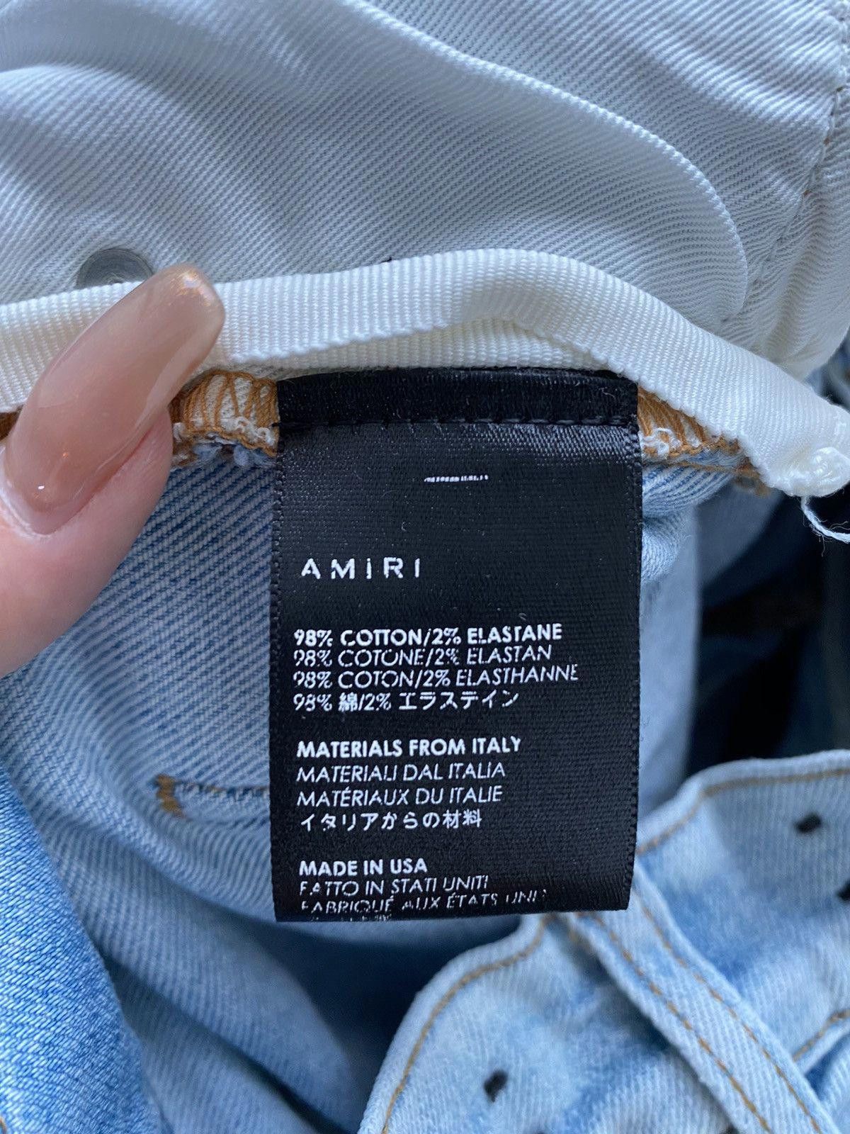 Amiri Amiri Indigo Painter Destroyed Denim Jeans Size US 30 / EU 46 - 3 Thumbnail