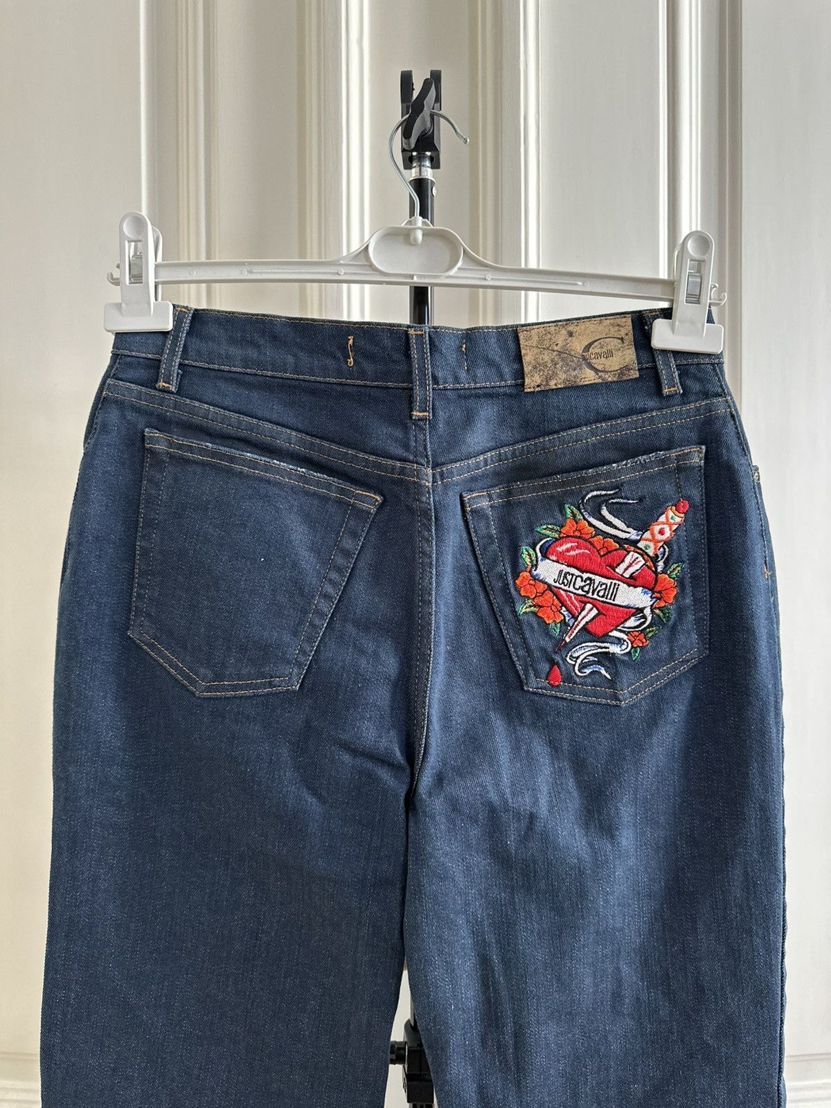 Roberto Cavalli Roberto Cavalli Vintage 2005 Y2K Style Bootcut Jeans Pants Size 32" / US 10 / IT 46 - 2 Thumbnail