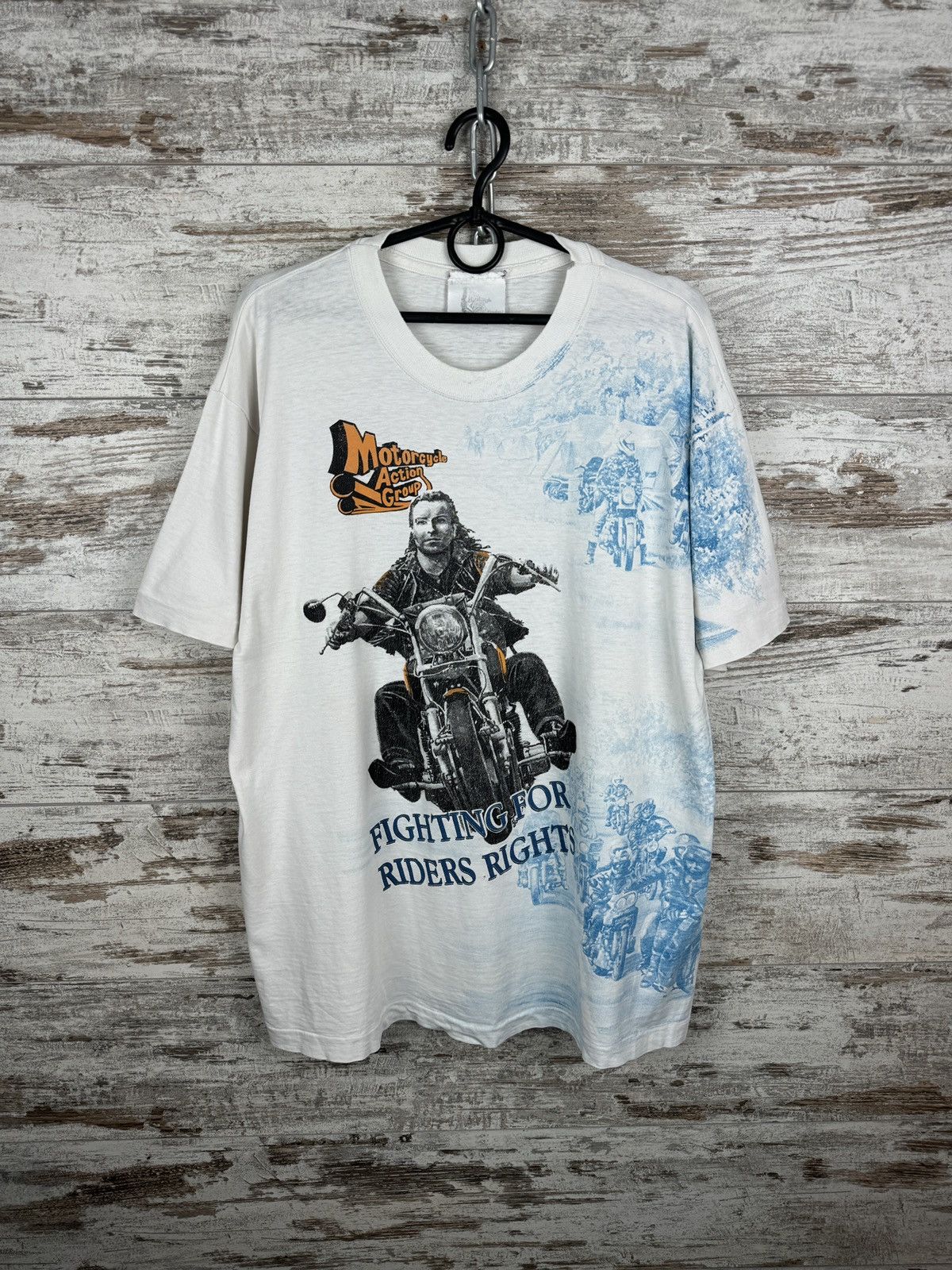 Harley Davidson × Vintage Mens Vintage 90s Harley Davidson style T-shirt tee rare Size US XL / EU 56 / 4 - 2 Thumbnail