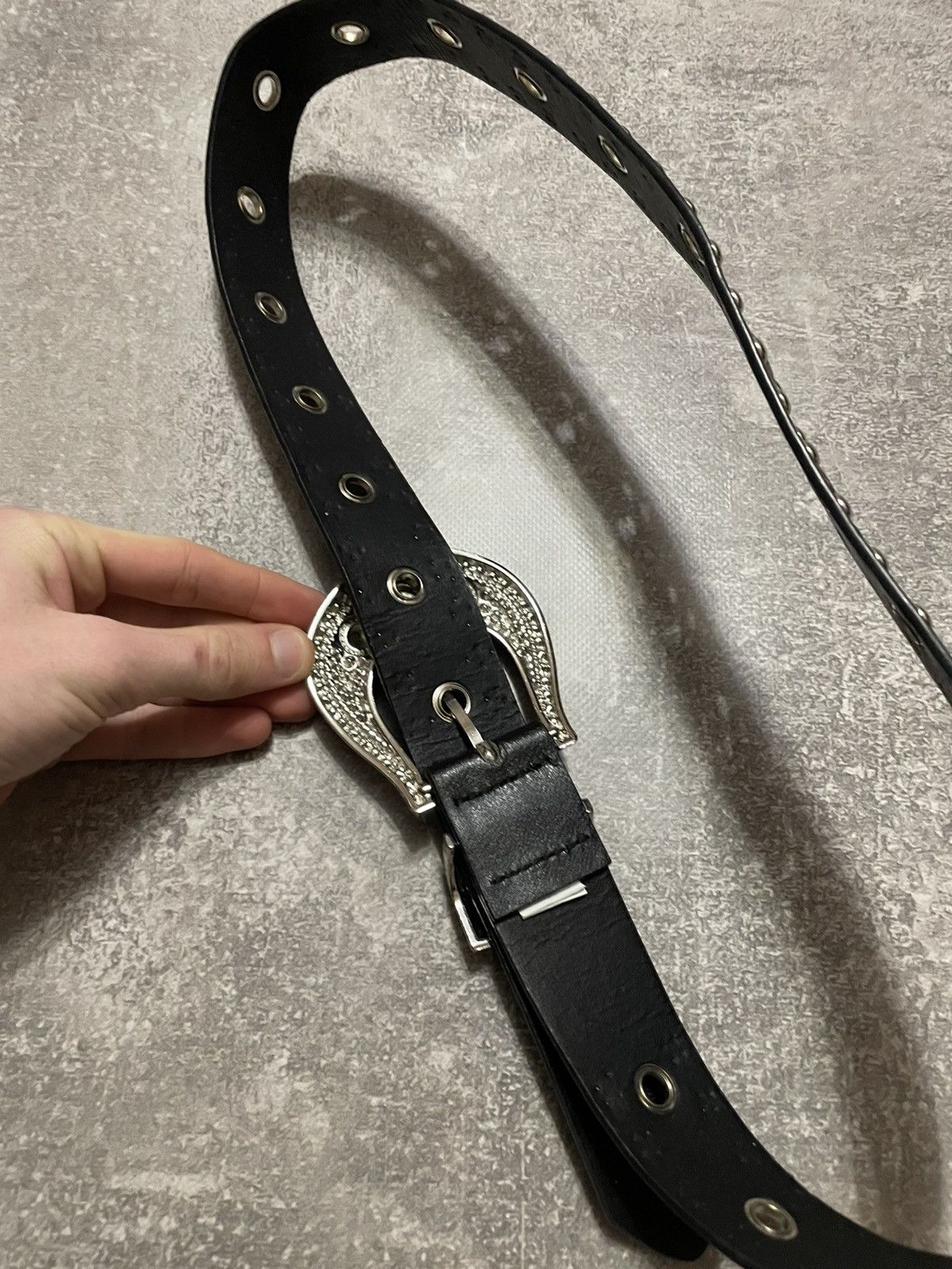 Other Vintage BB Simon Style Studded Y2K Belt Size ONE SIZE - 10 Thumbnail