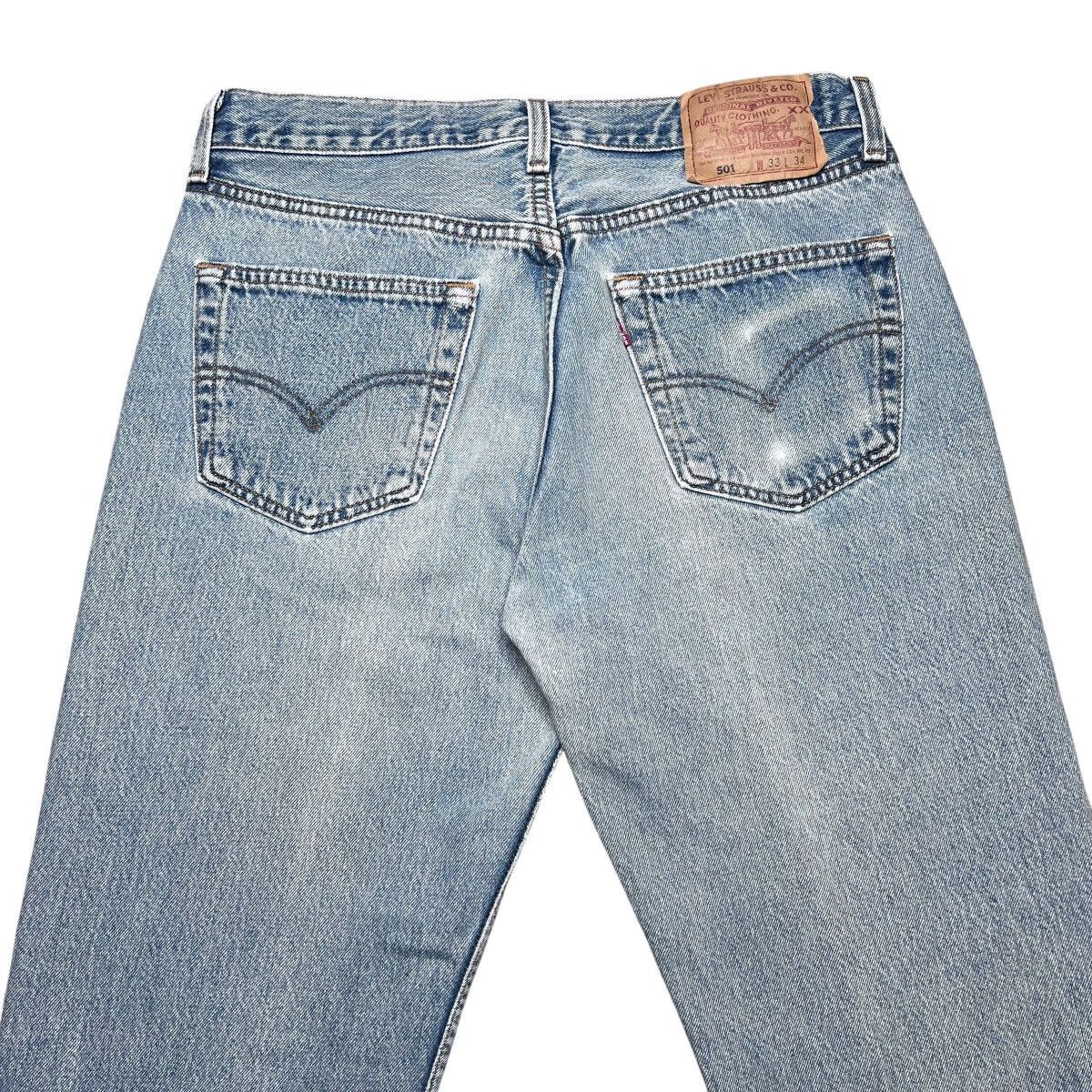 Levi's Vintage 1990s Levi’s 501xx Button Fly Made USA Denim Jeans Size US 30 / EU 46 - 9 Thumbnail